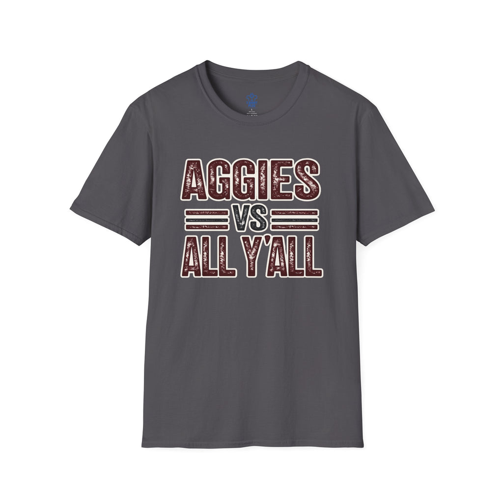 Aggies VS All Y'all Texas A&M T-Shirt