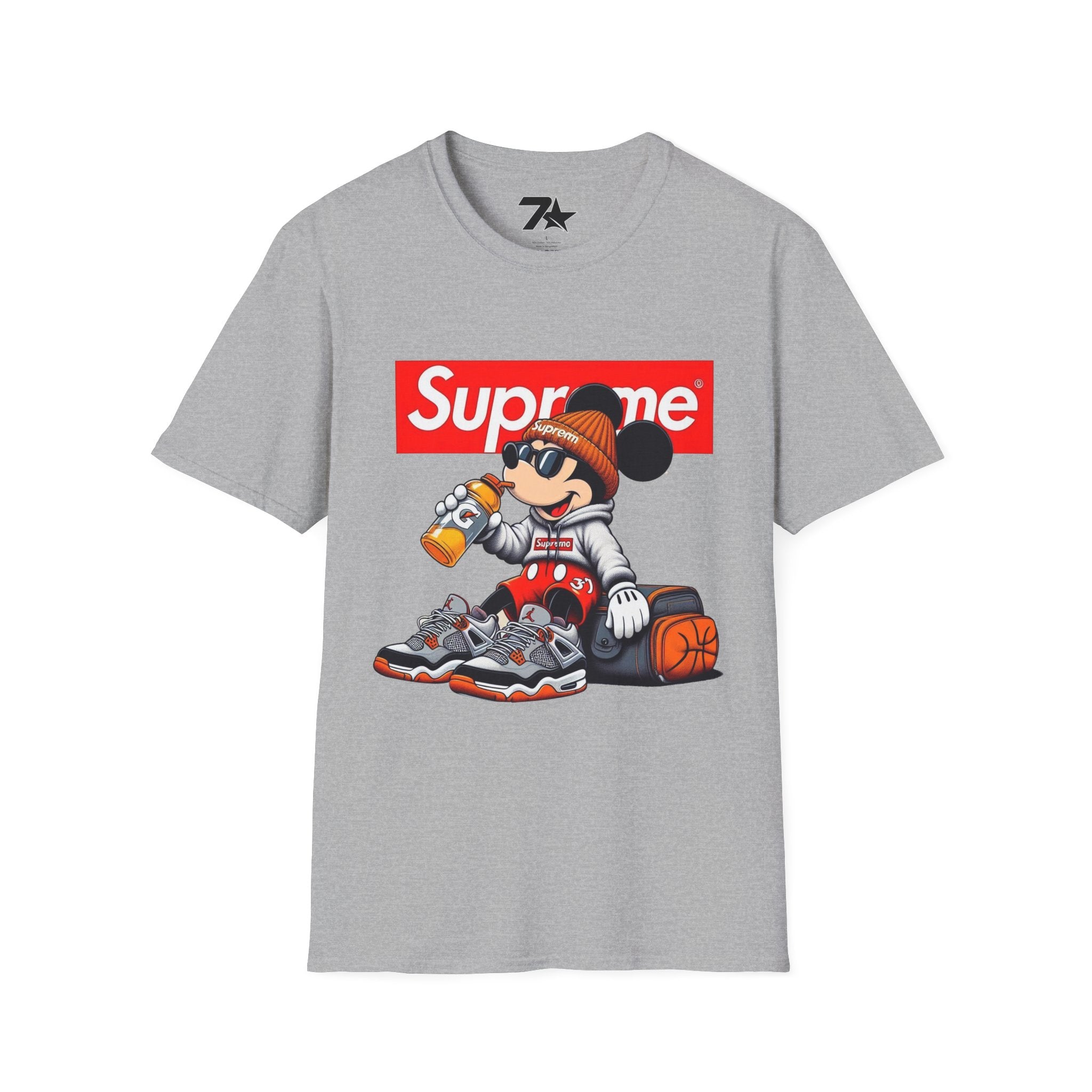 Streetwear Mouse Drip Graphic T-Shirt — Luxury-Inspired Supreme Style