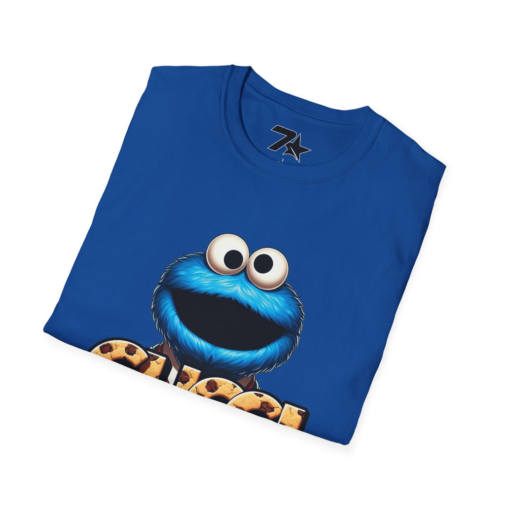 Cookie Monster Designer Drip T-Shirt — Luxury Cookie Style Graphic