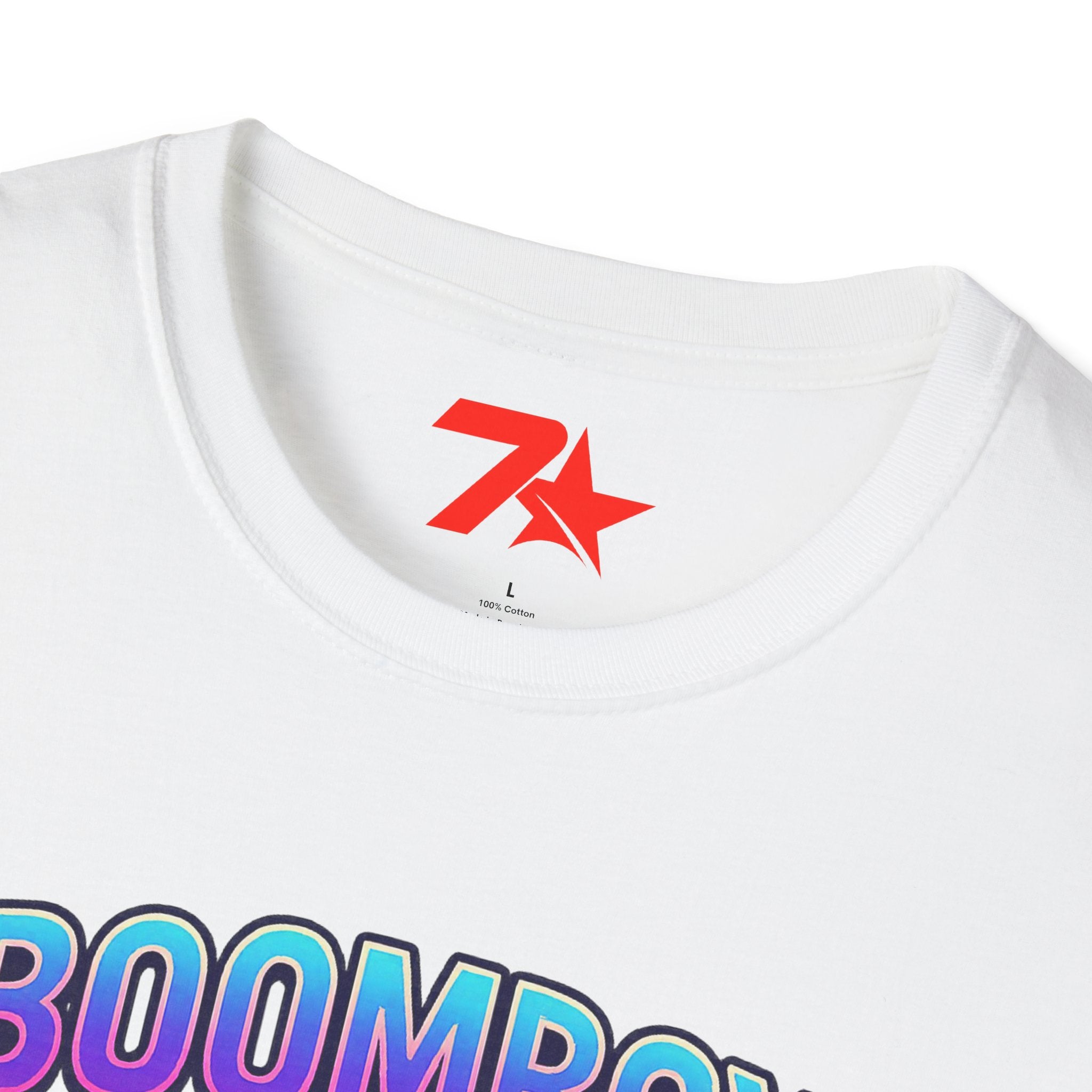 Boom Box from back in the day. Nostalgic Unisex Softstyle T-Shirt