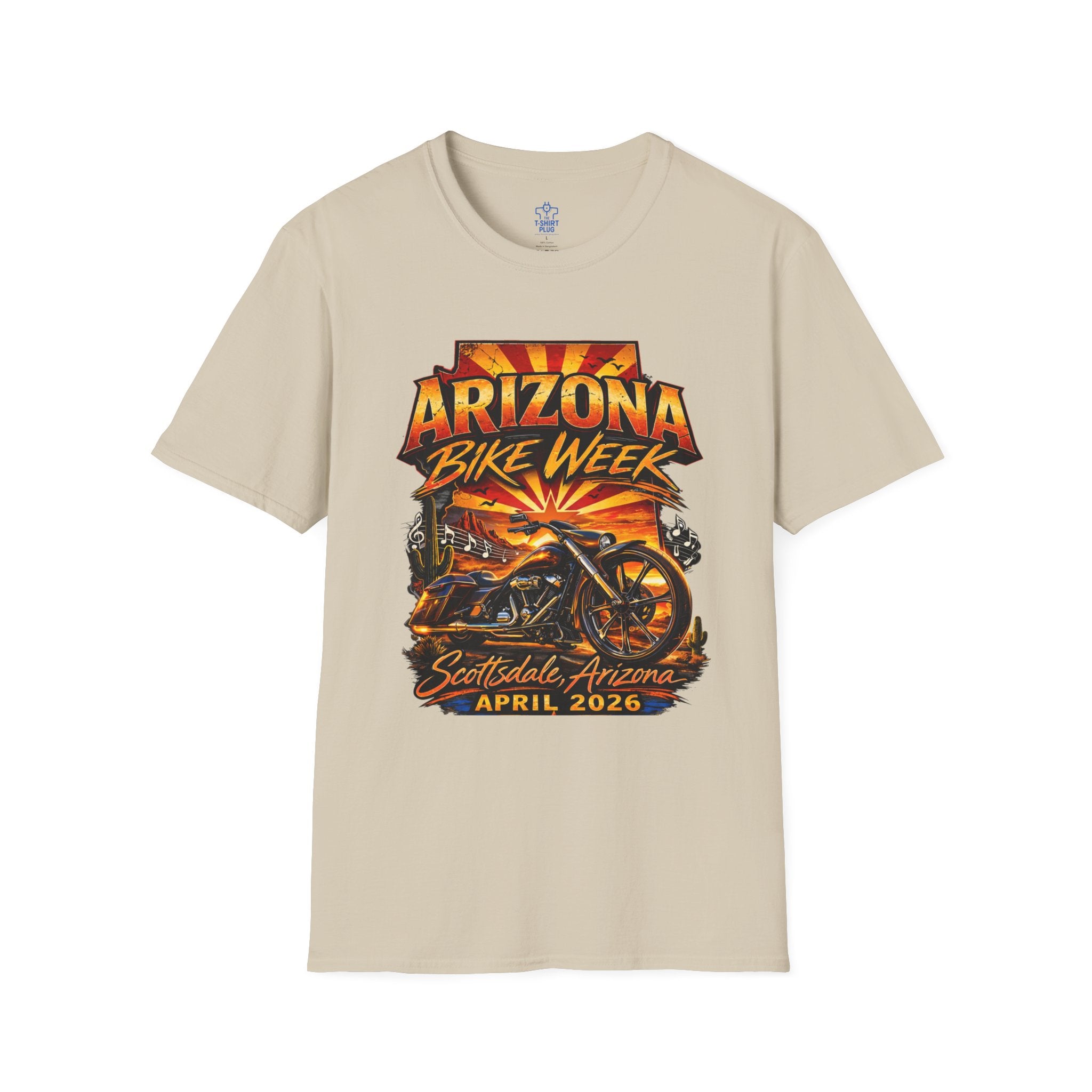 Arizona Bike Week April 2026 T-Shirt | Scottsdale Motorcycle Rally