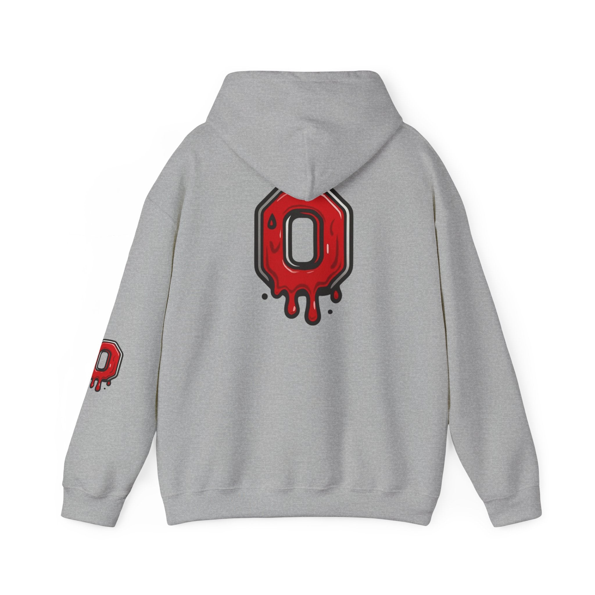 The Block O Drip Hoodie, National Champions 2025 Hoodie, Buckeyes Fan 4 Print Locations
