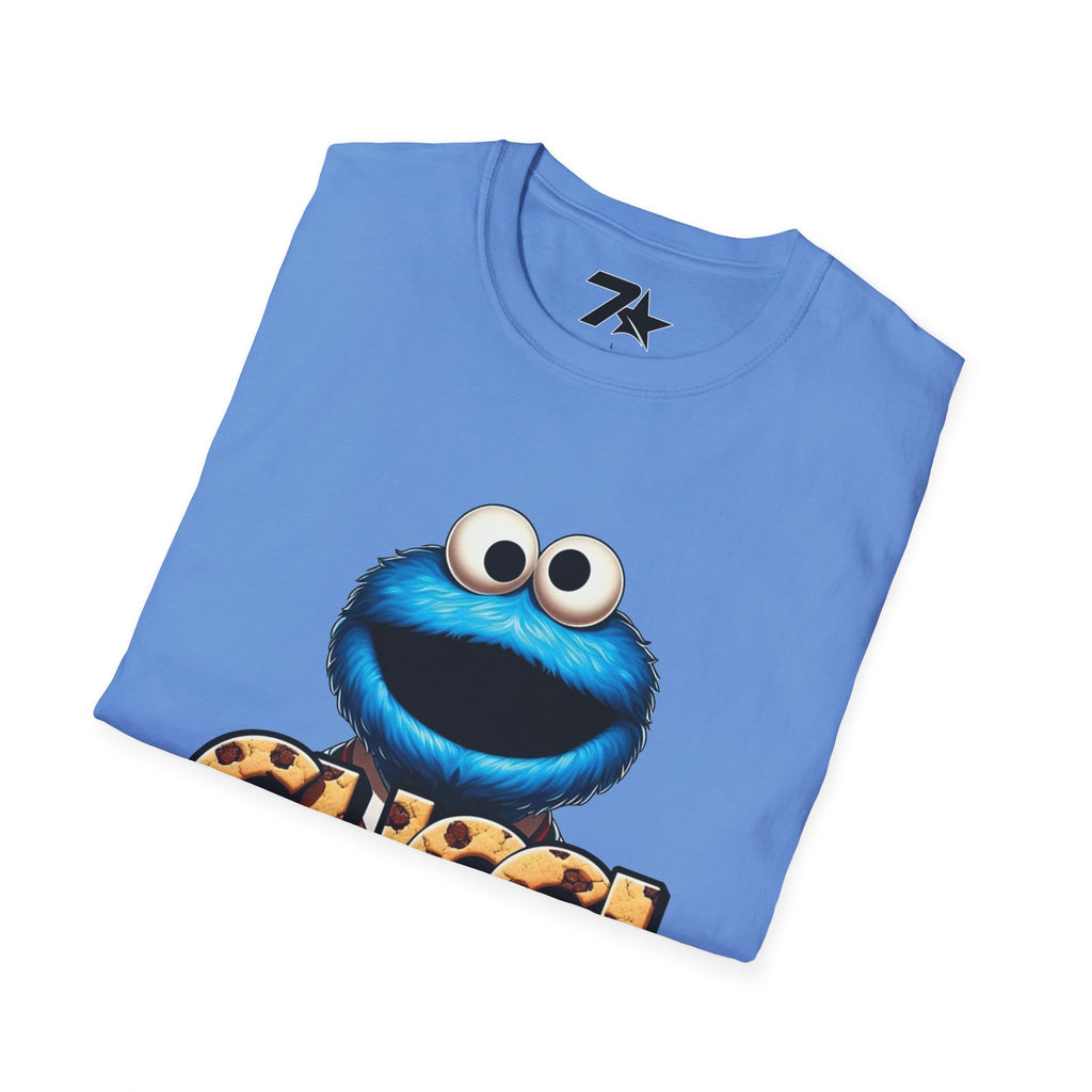 Cookie Monster Designer Drip T-Shirt — Luxury Cookie Style Graphic