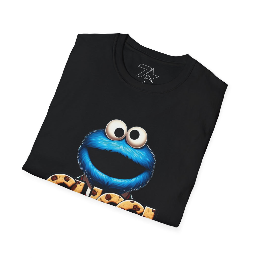 Cookie Monster Designer Drip T-Shirt — Luxury Cookie Style Graphic