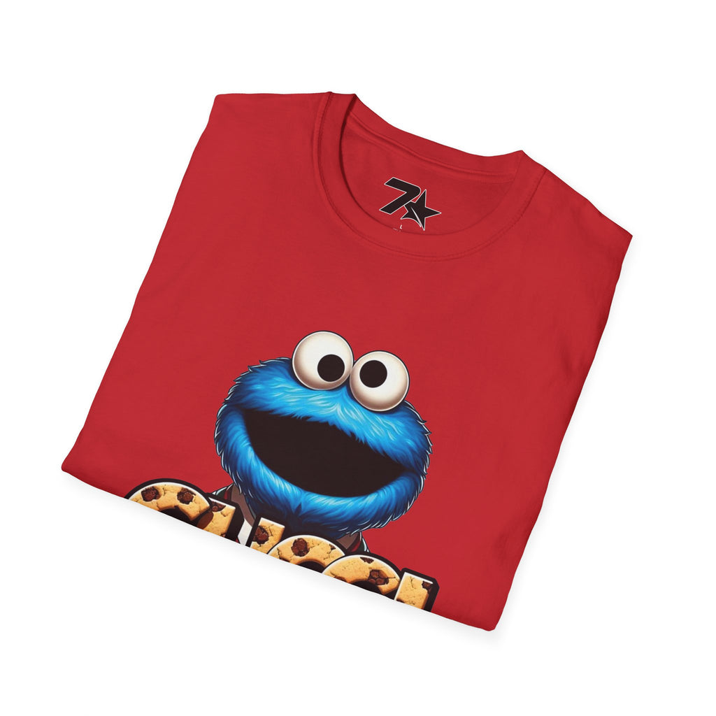 Cookie Monster Designer Drip T-Shirt — Luxury Cookie Style Graphic