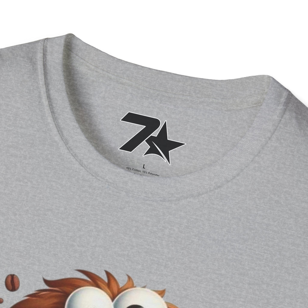 Coffee and Cookie Monster Funny Tee, Unisex T-Shirt, Gift for Coffee Lovers,