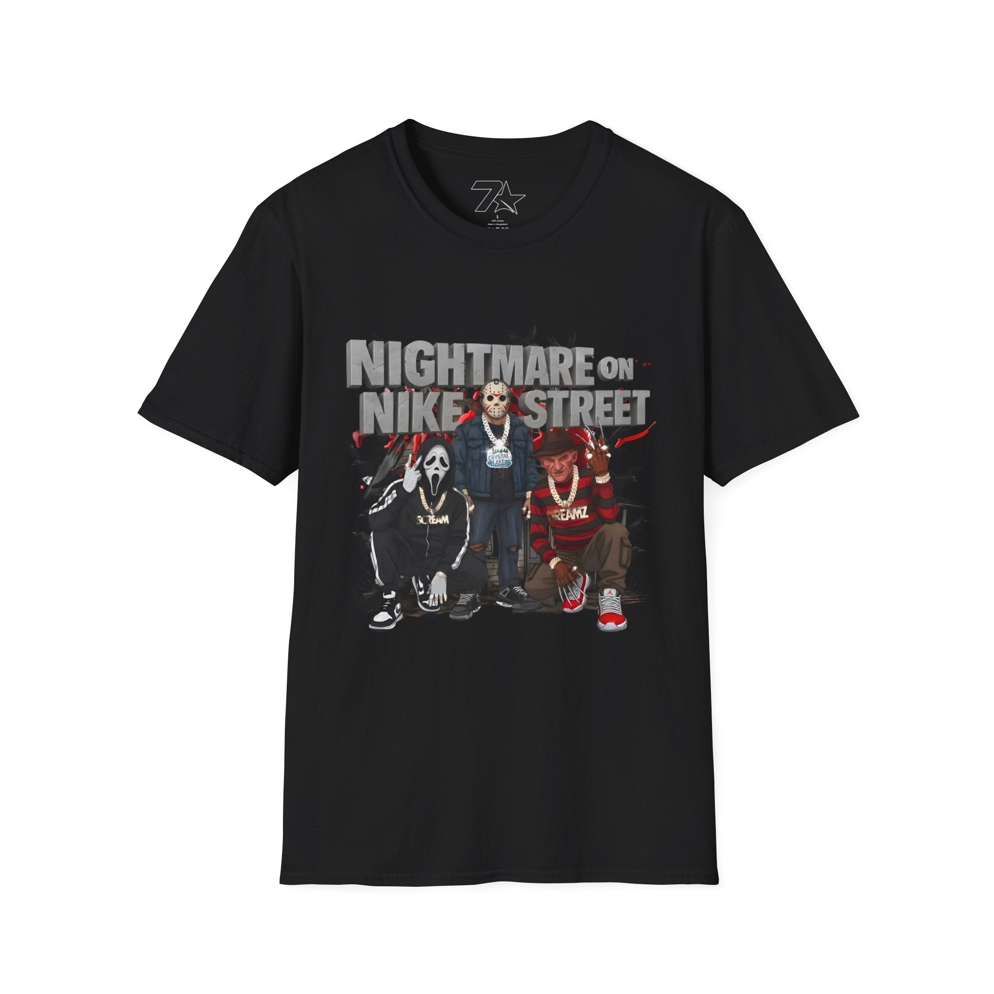 Nightmare on Sneaker Street T-Shirt — Horror Sneakerhead Tee