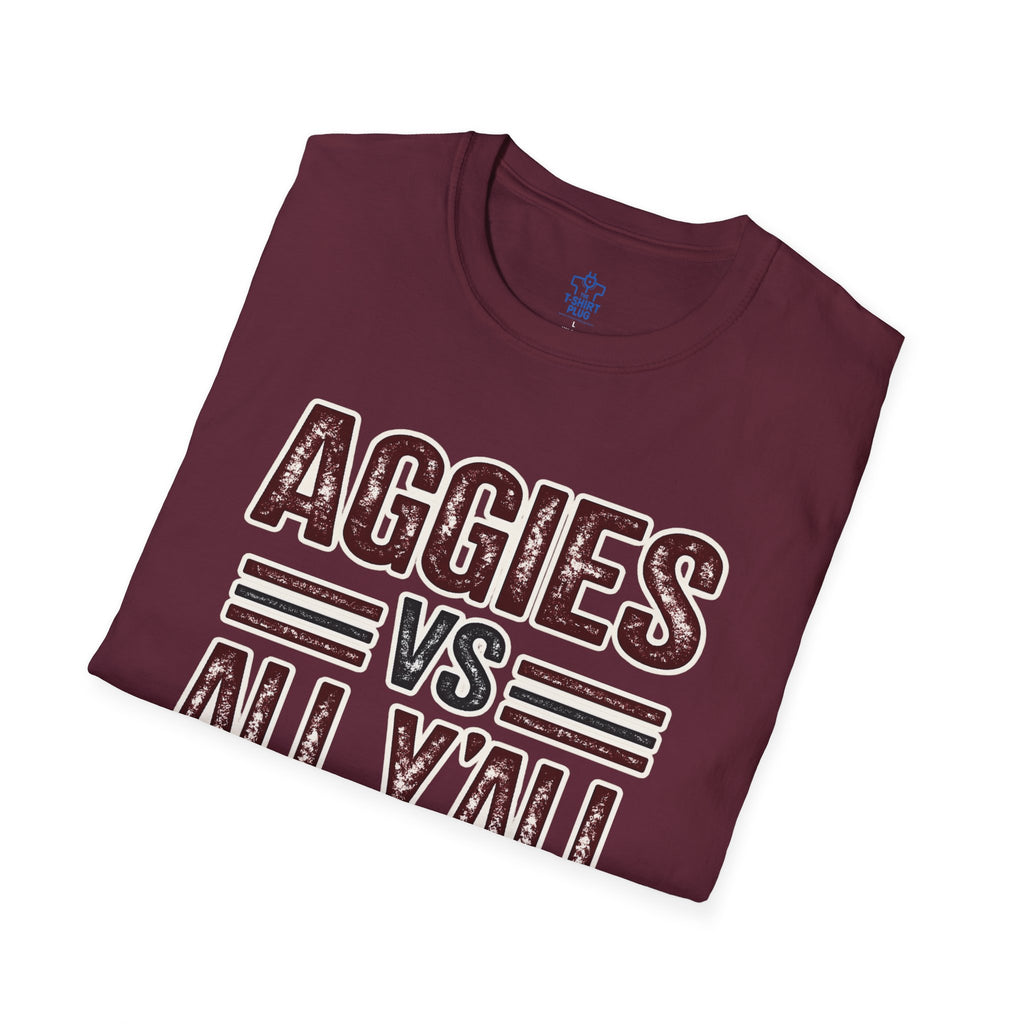 Aggies VS All Y'all Texas A&M T-Shirt