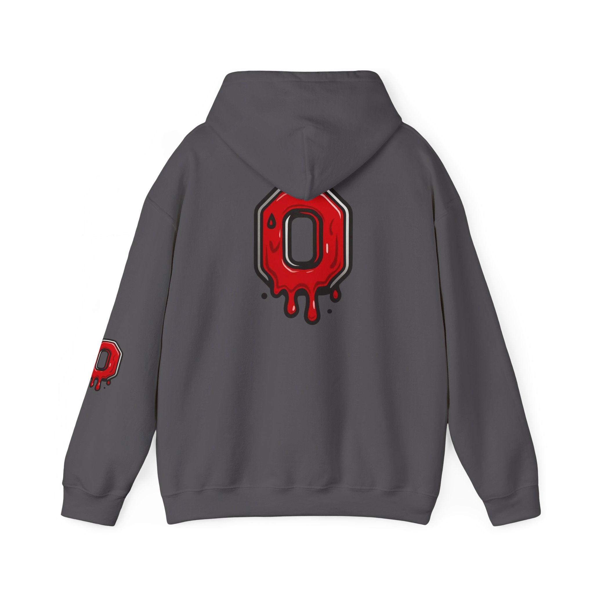 The Block O Drip Hoodie, National Champions 2025 Hoodie, Buckeyes Fan 4 Print Locations