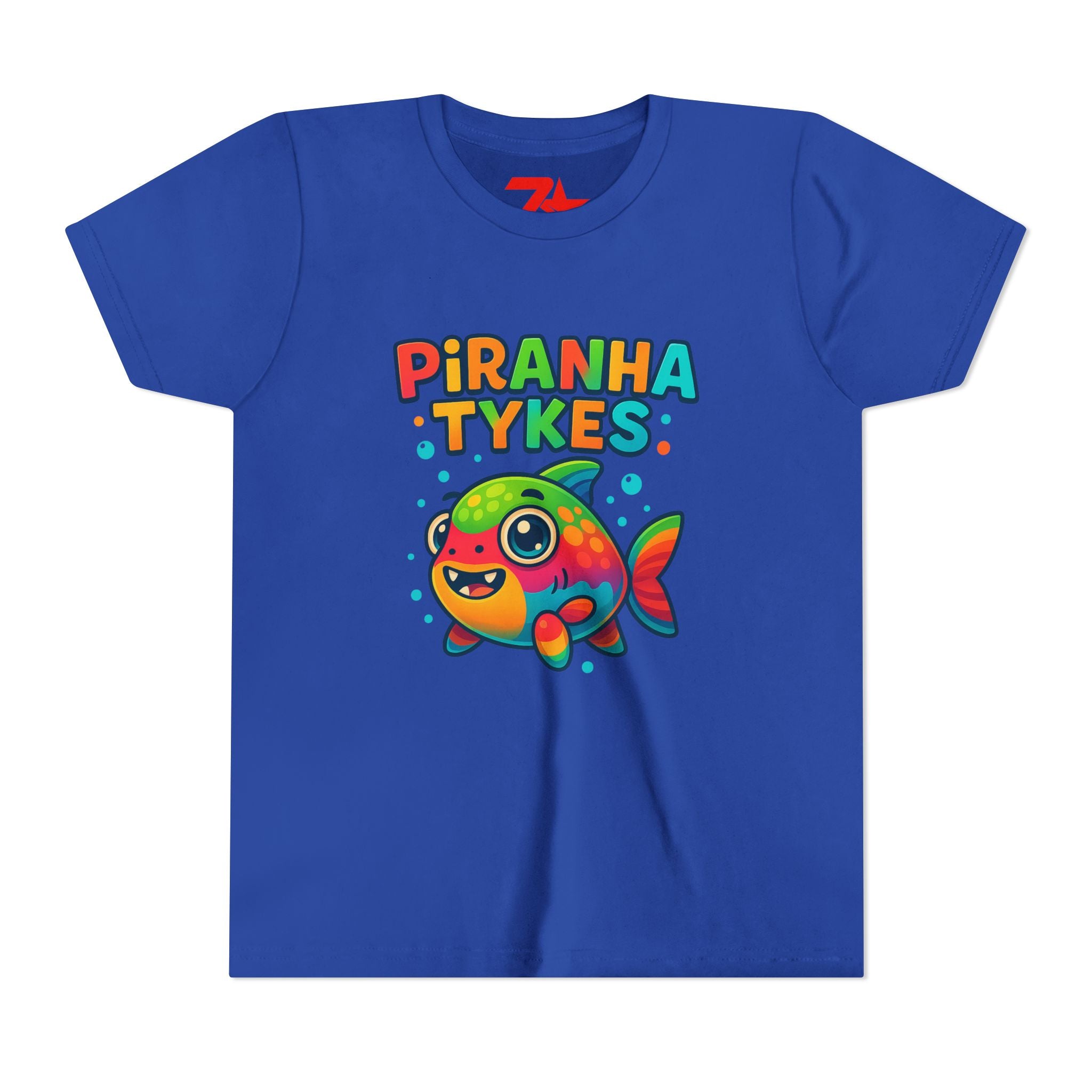 Piranha Tykes Youth Tee, Kids T-shirt, Children's Clothing, Fish Print Shirt,