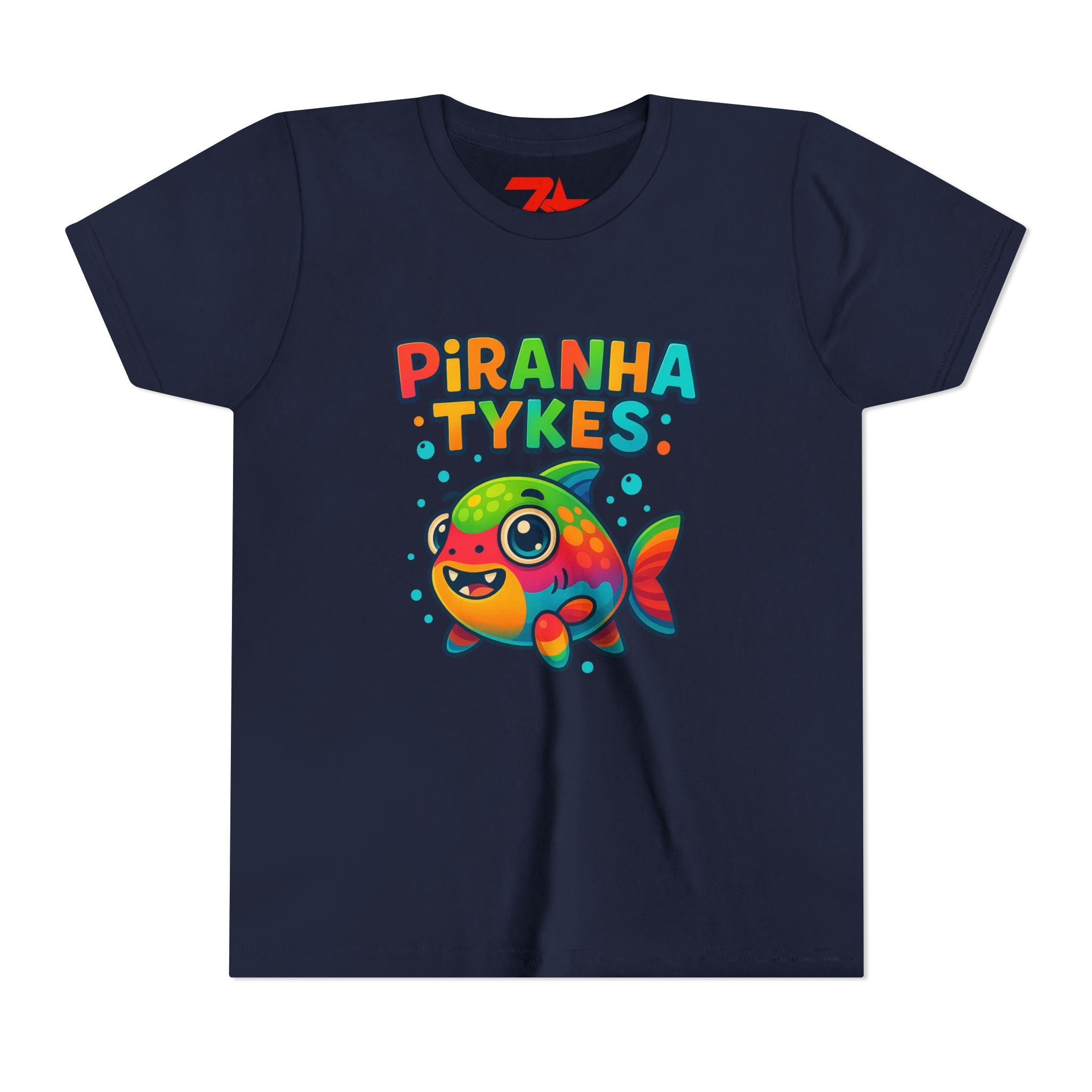 Piranha Tykes Youth Tee, Kids T-shirt, Children's Clothing, Fish Print Shirt,