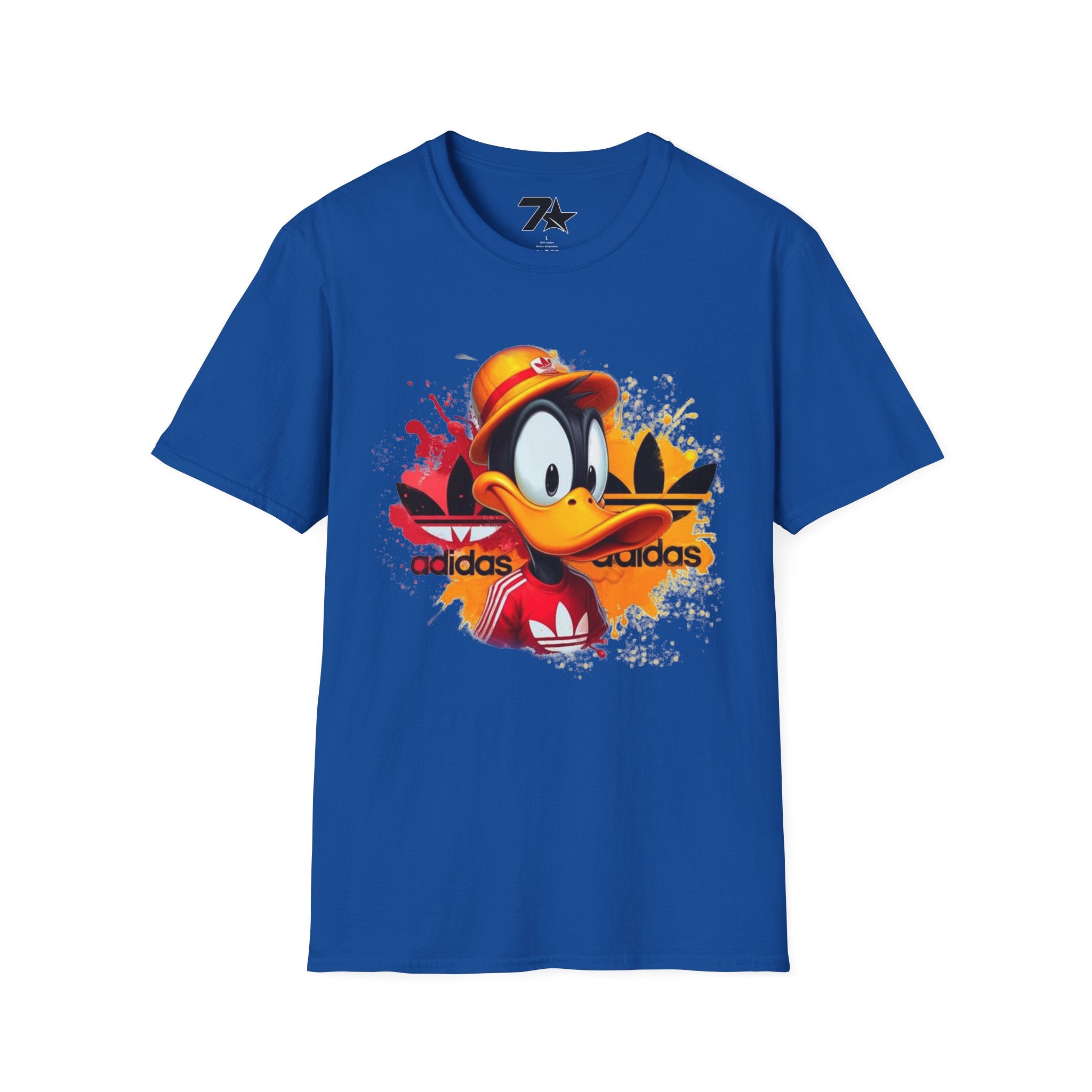 Retro Cartoon Duck Streetwear T-Shirt — Bold Sports-Inspired Graphic
