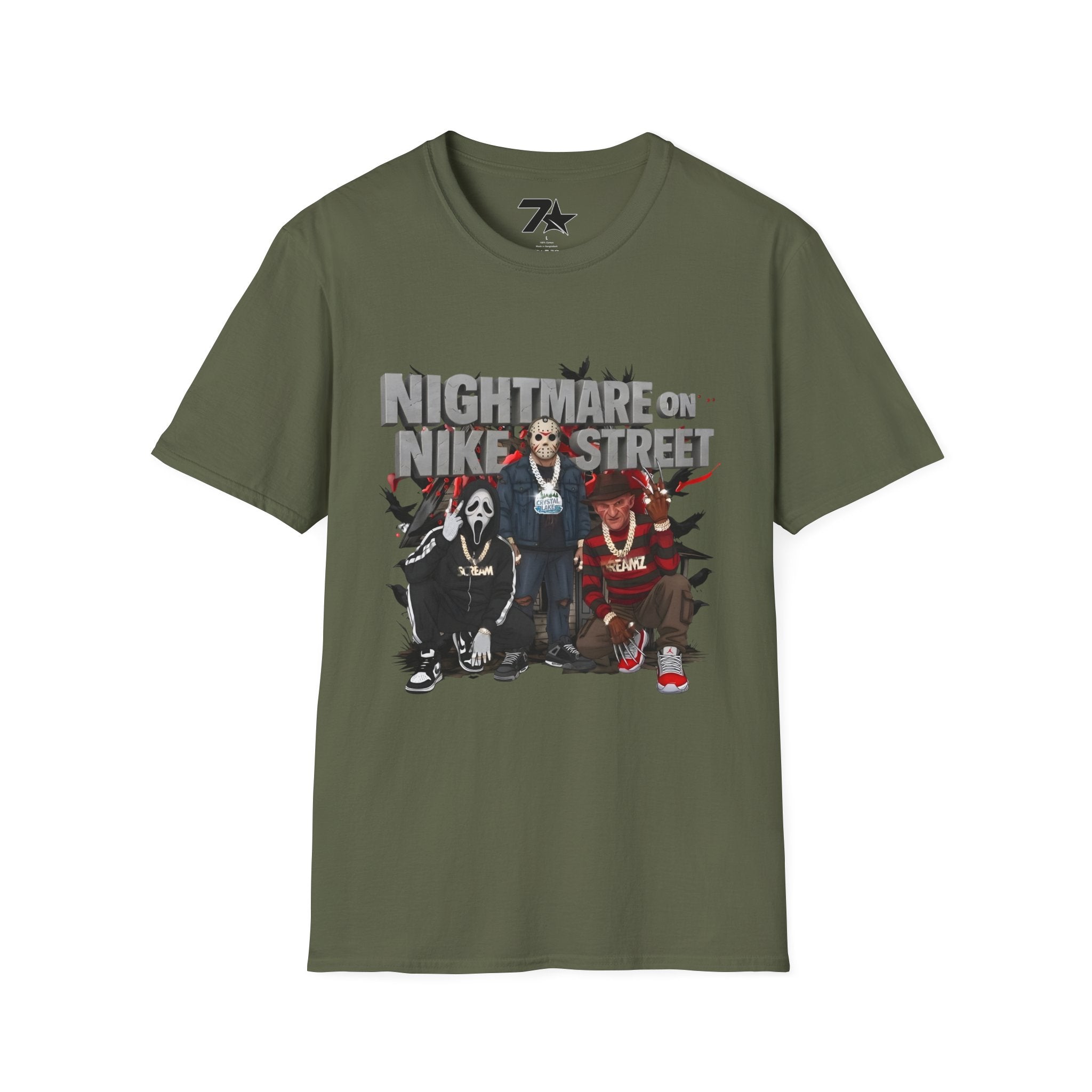 Nightmare on Sneaker Street T-Shirt — Horror Sneakerhead Tee