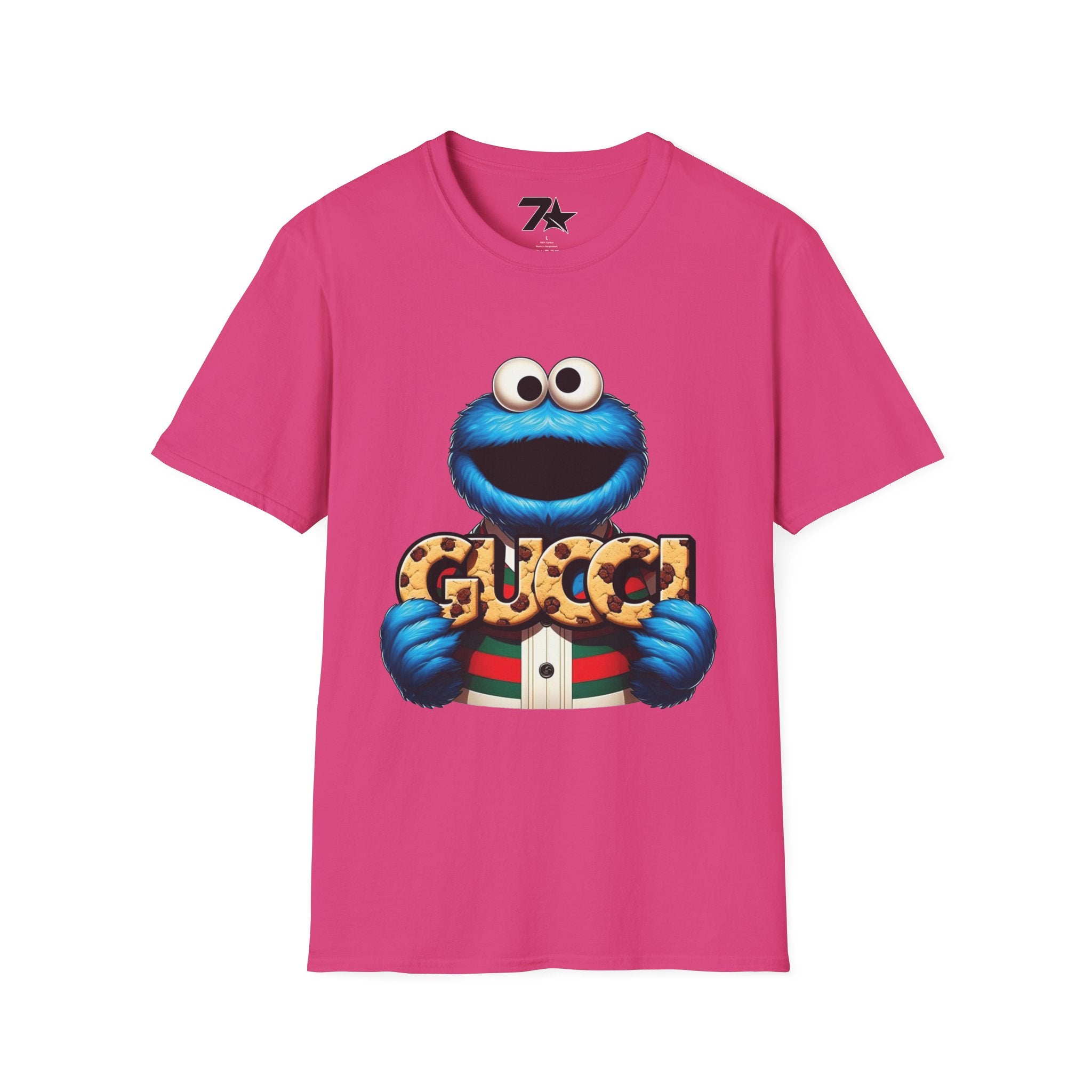 Cookie Monster Designer Drip T-Shirt — Luxury Cookie Style Graphic