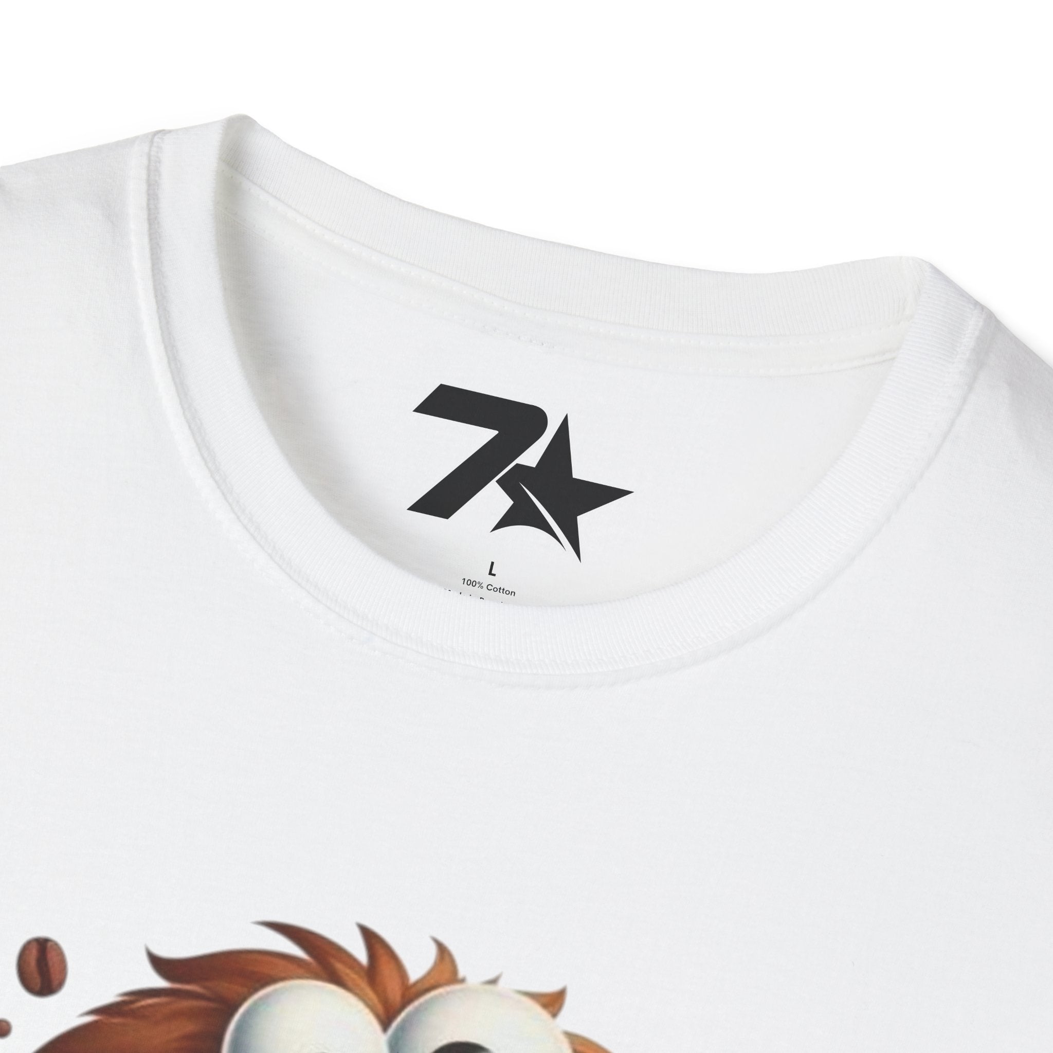 Coffee and Cookie Monster Funny Tee, Unisex T-Shirt, Gift for Coffee Lovers,