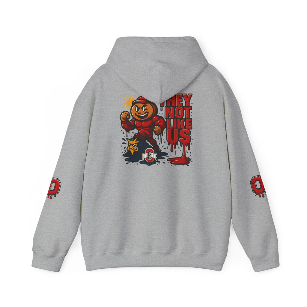 College Football Rivalry Unisex Hooded Sweatshirt, Ohio vs Michigan Drip STOMP!