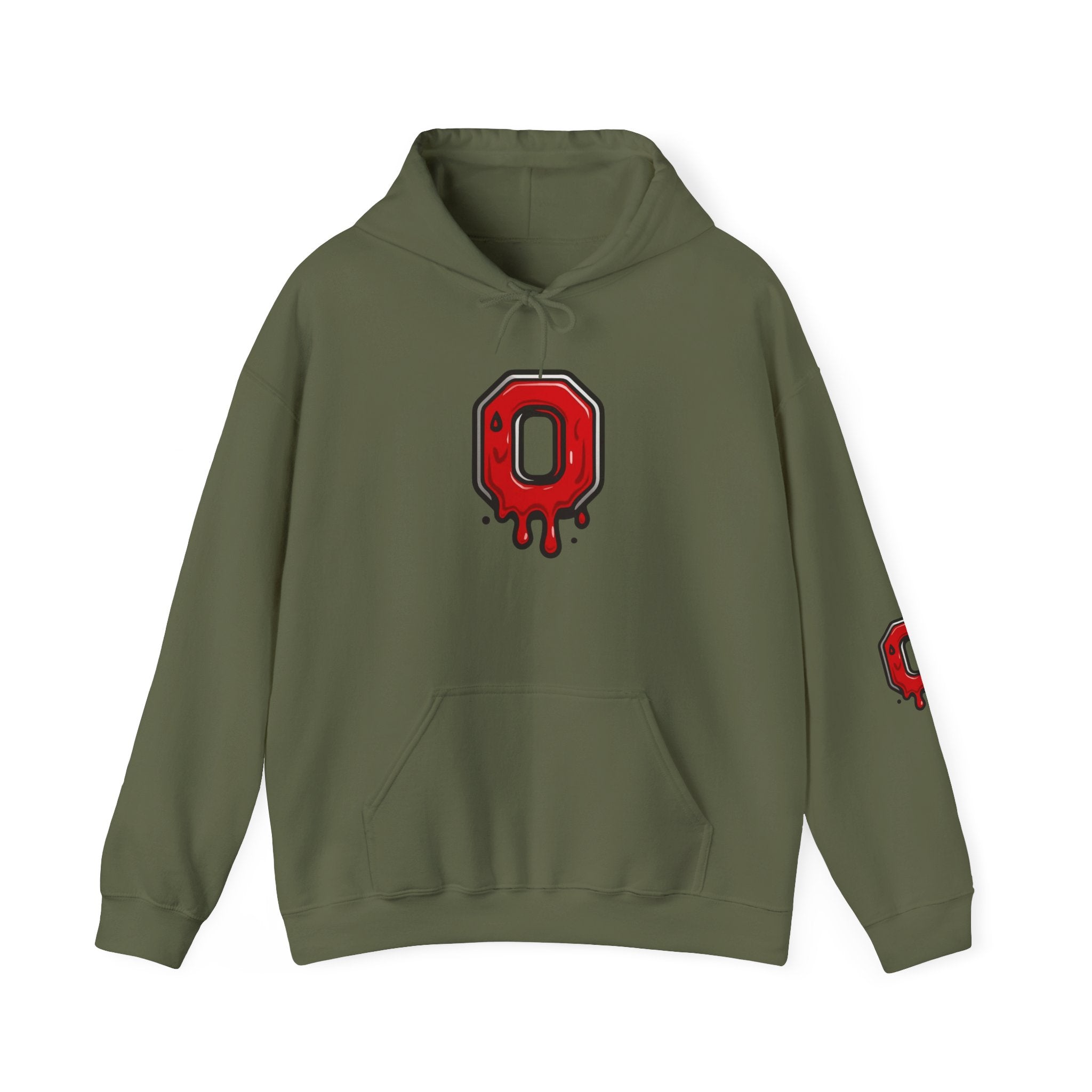 The Block O Drip Hoodie, National Champions 2025 Hoodie, Buckeyes Fan