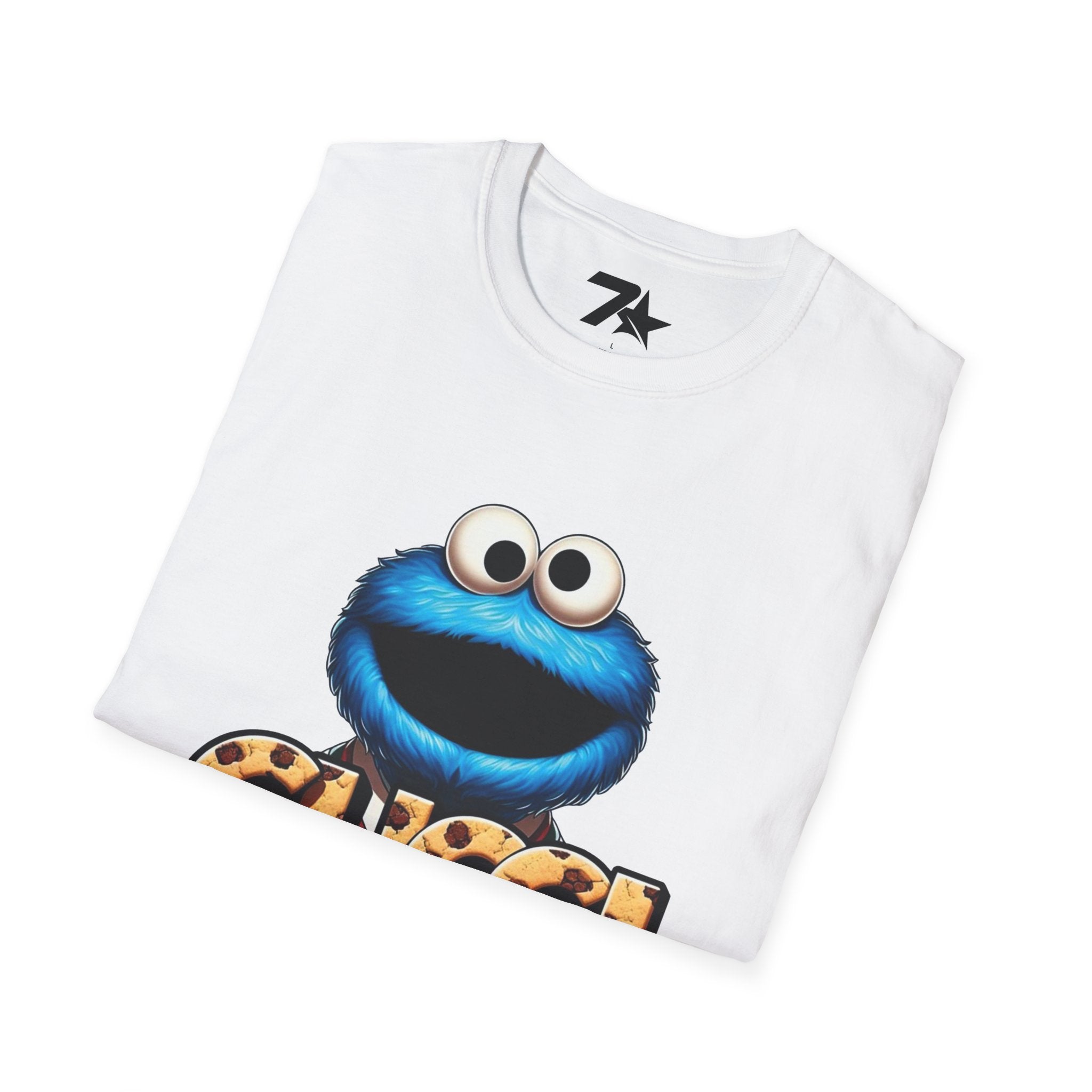 Cookie Monster Designer Drip T-Shirt — Luxury Cookie Style Graphic