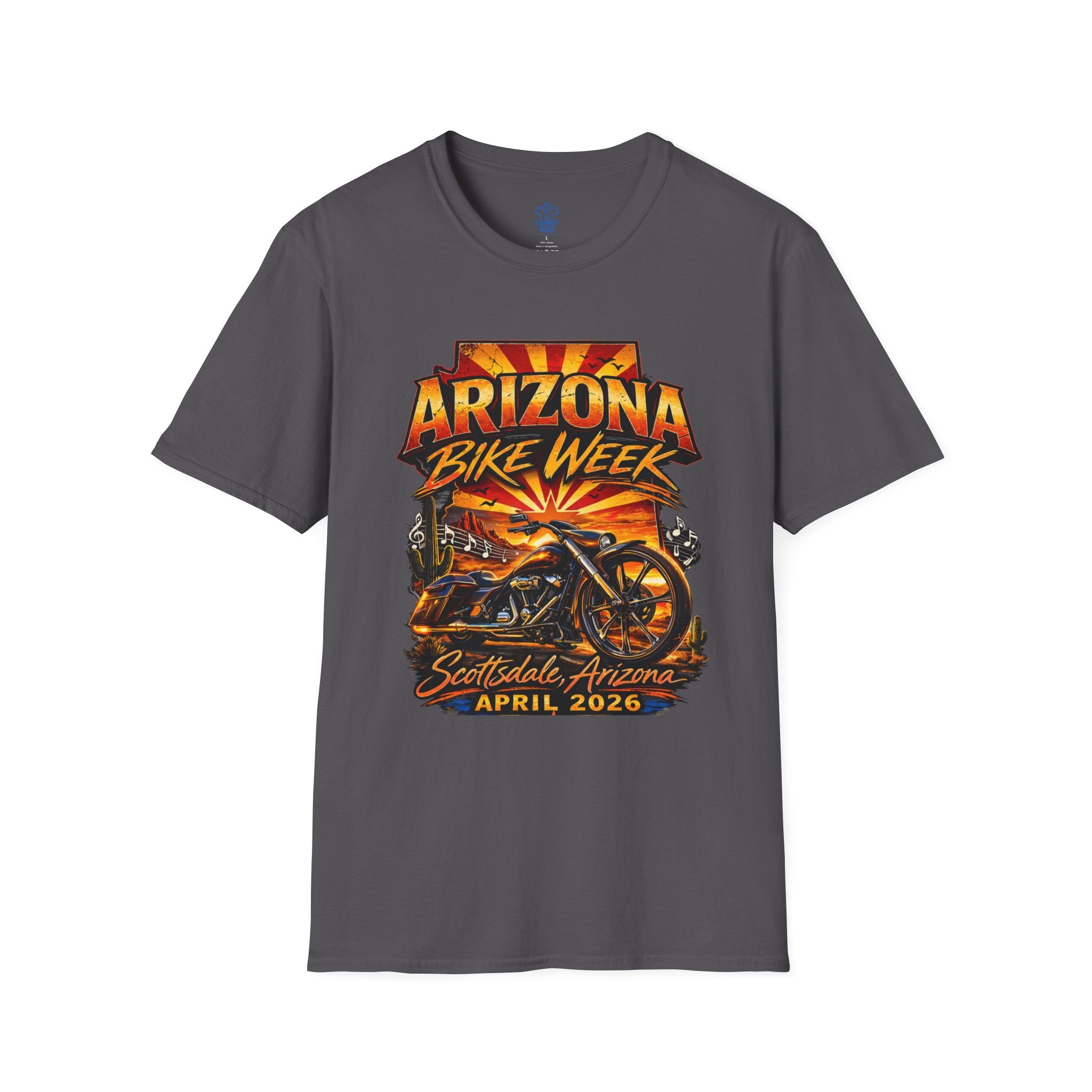 Arizona Bike Week April 2026 T-Shirt | Scottsdale Motorcycle Rally