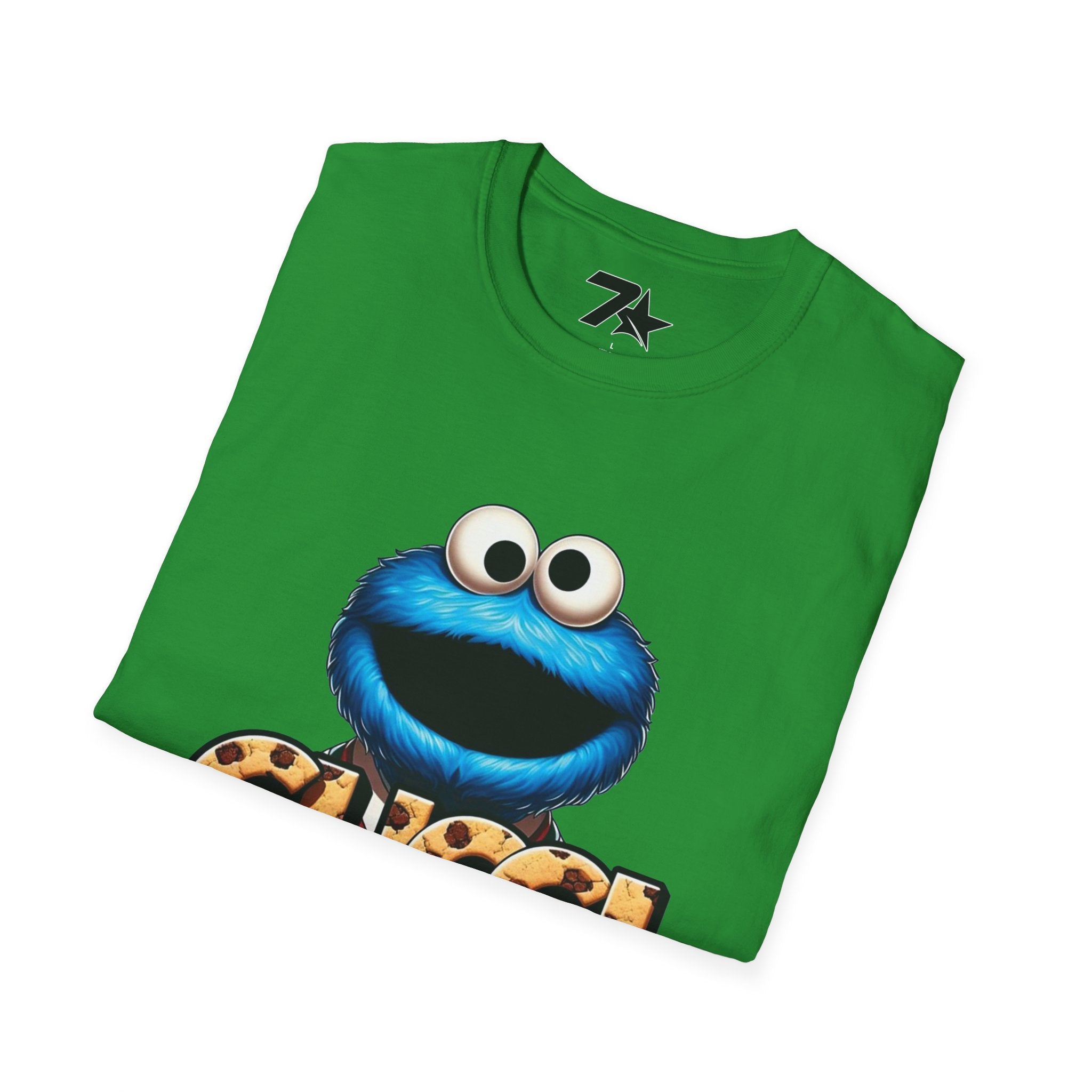 Cookie Monster Designer Drip T-Shirt — Luxury Cookie Style Graphic
