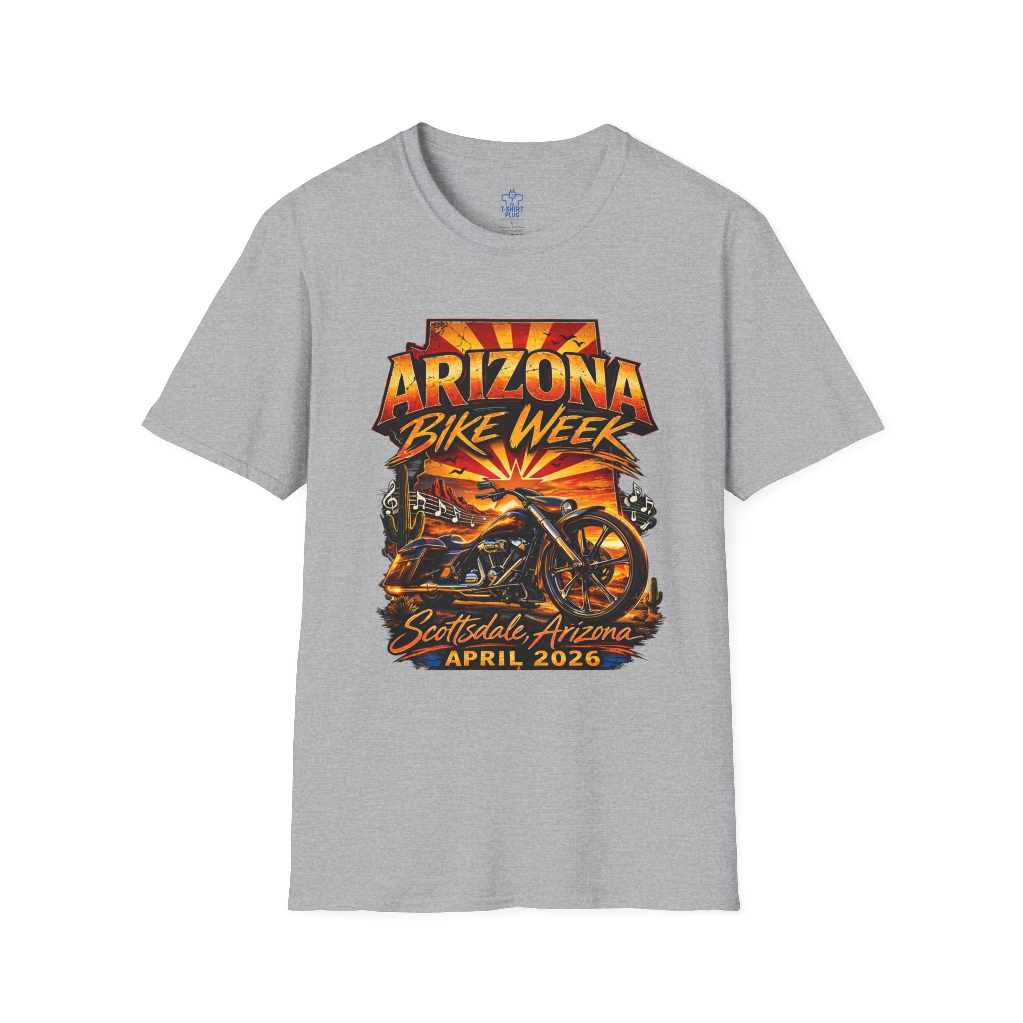 Arizona Bike Week April 2026 T-Shirt | Scottsdale Motorcycle Rally