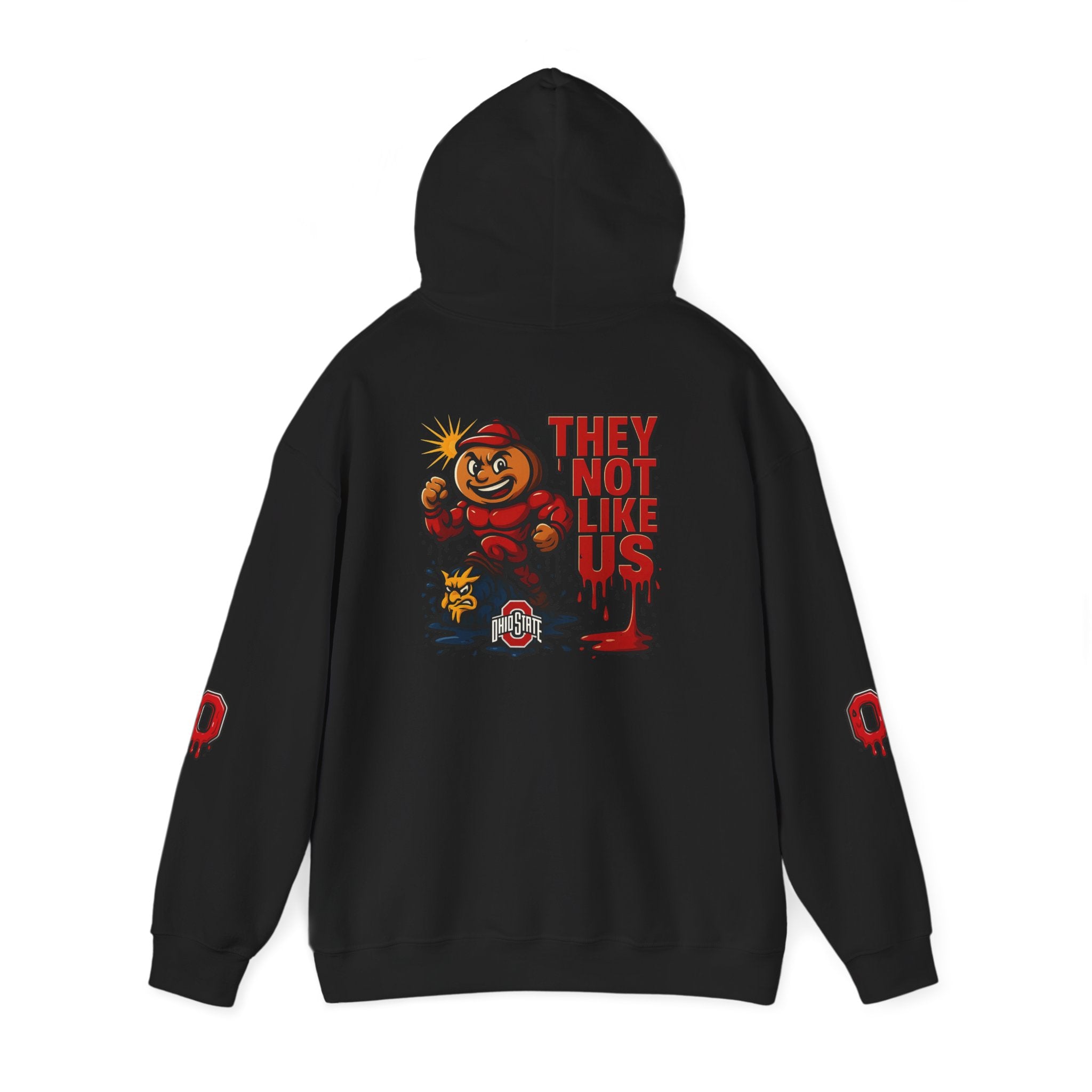 College Football Rivalry Unisex Hooded Sweatshirt, Ohio vs Michigan Drip STOMP!