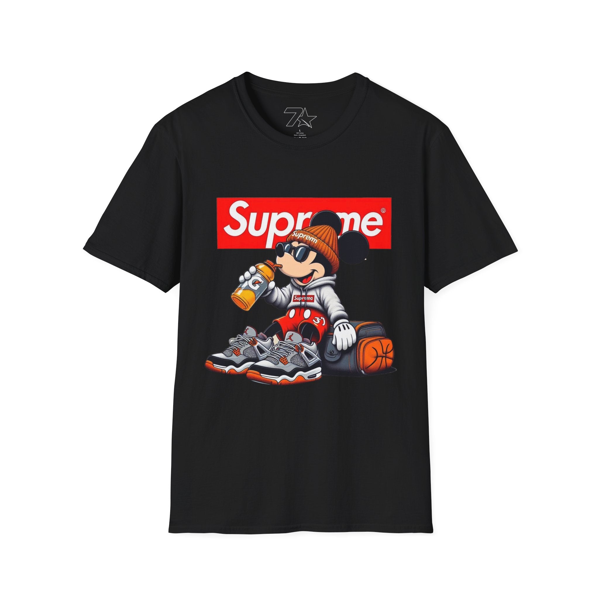 Streetwear Mouse Drip Graphic T-Shirt — Luxury-Inspired Supreme Style