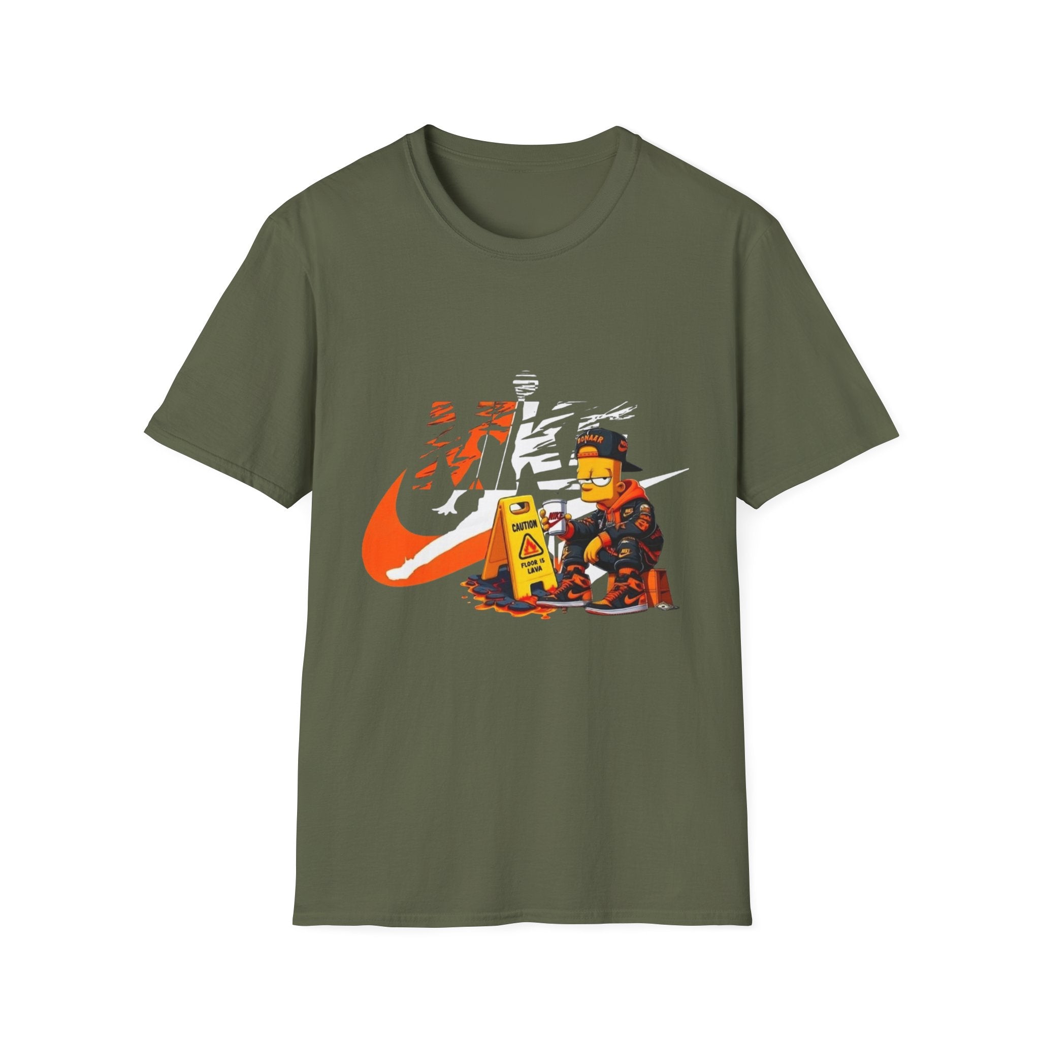 Lava Flow Streetwear Cartoon Art T-Shirt
