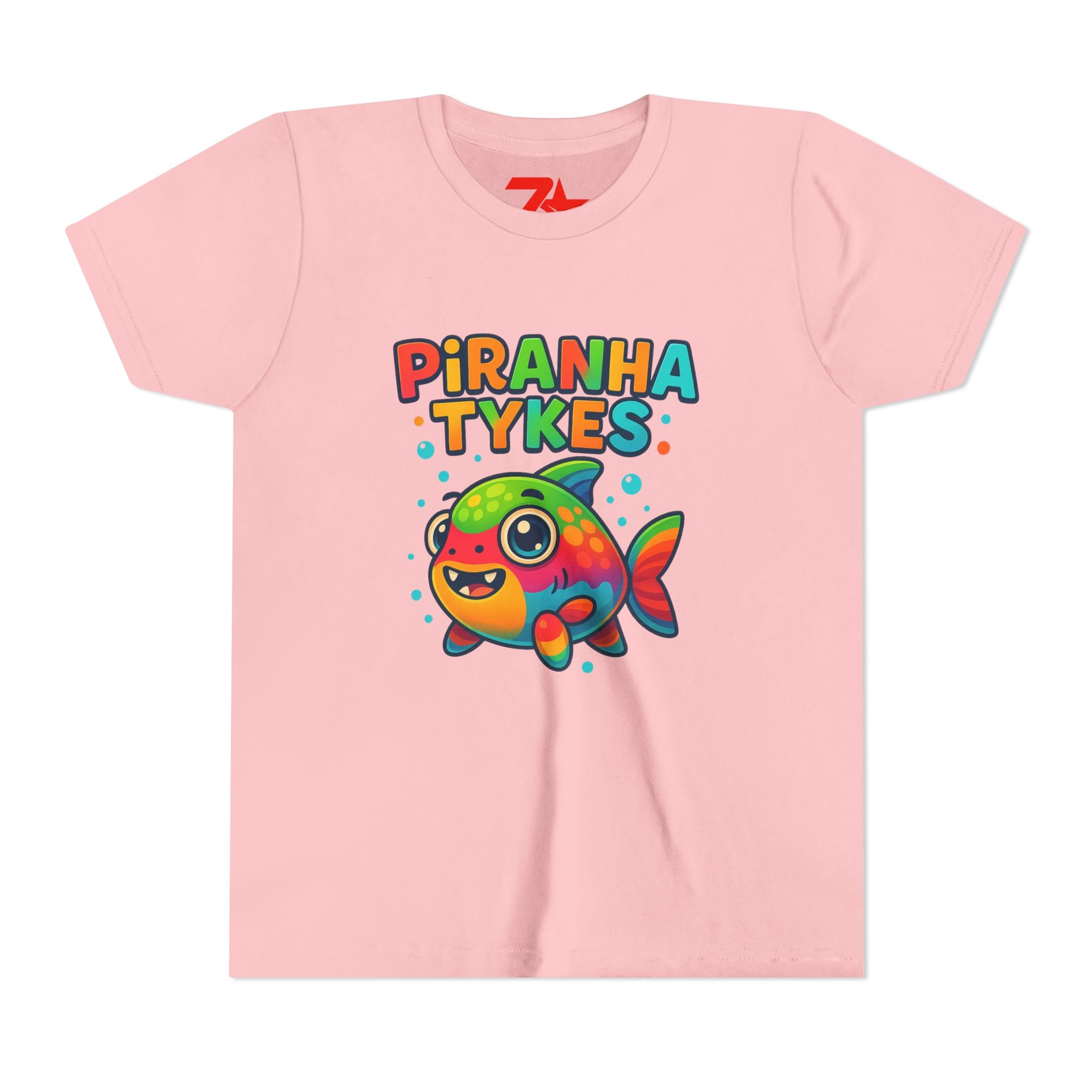 Piranha Tykes Youth Tee, Kids T-shirt, Children's Clothing, Fish Print Shirt,