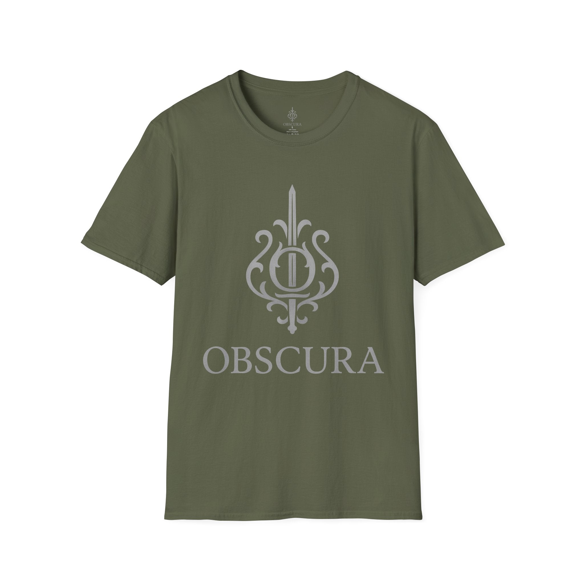 Exclussive!! Obscura, Rebel Unisex T-Shirt, Sword Power Graphic Tee, Dark Streetwear Apparel