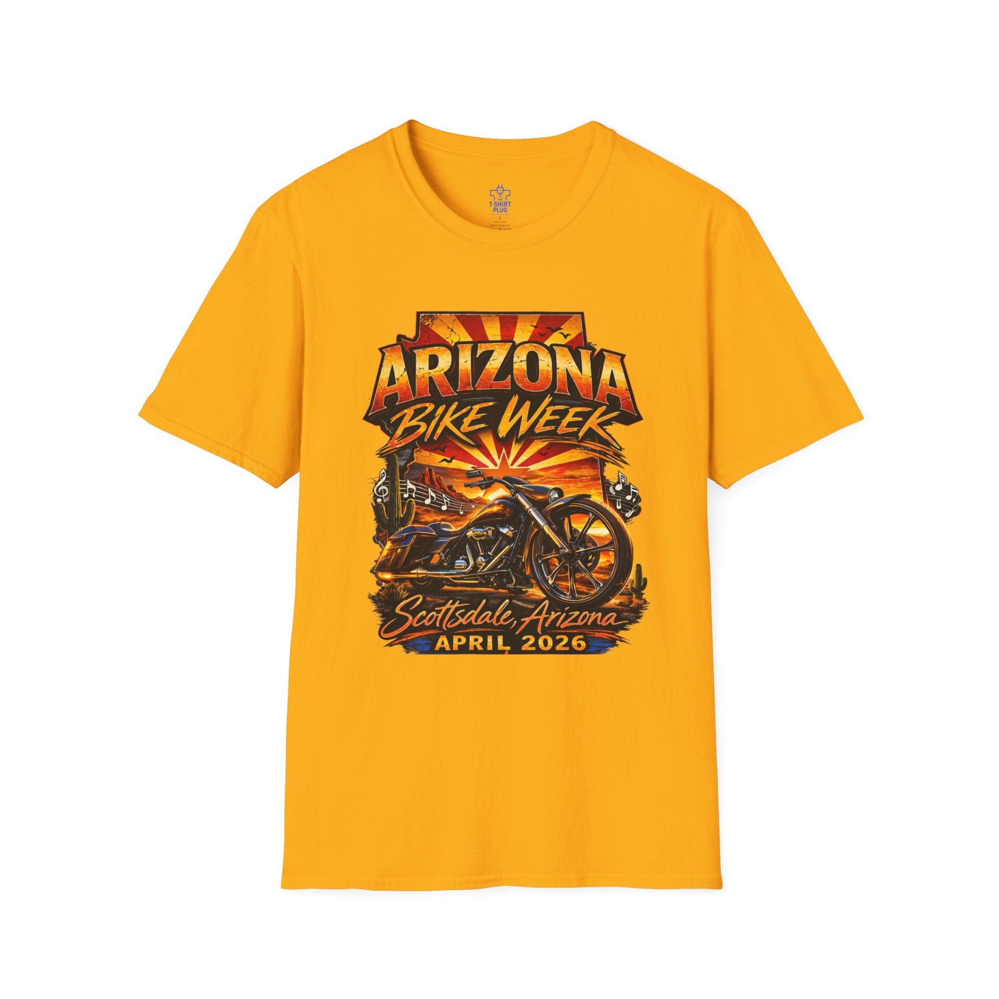 Arizona Bike Week April 2026 T-Shirt | Scottsdale Motorcycle Rally