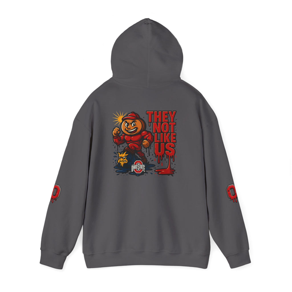 College Football Rivalry Unisex Hooded Sweatshirt, Ohio vs Michigan Drip STOMP!