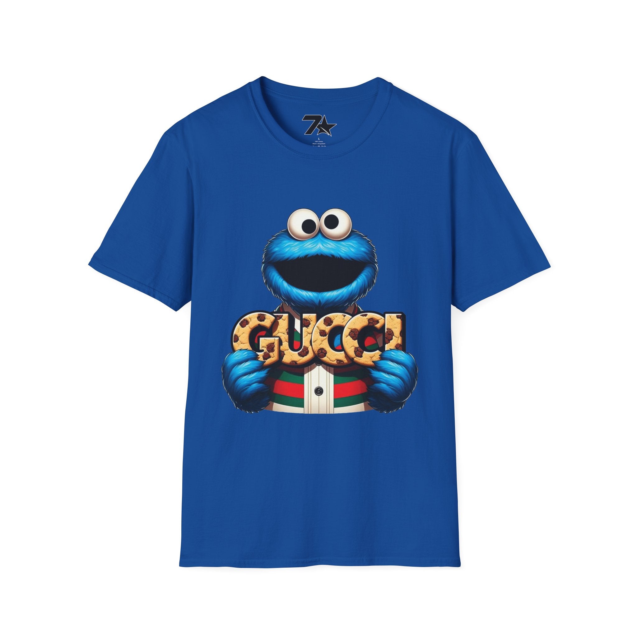 Cookie Monster Designer Drip T-Shirt — Luxury Cookie Style Graphic