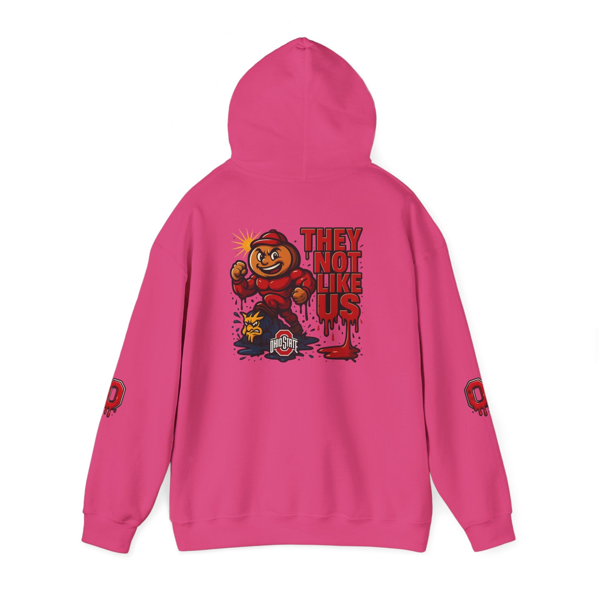 College Football Rivalry Unisex Hooded Sweatshirt, Ohio vs Michigan Drip STOMP!