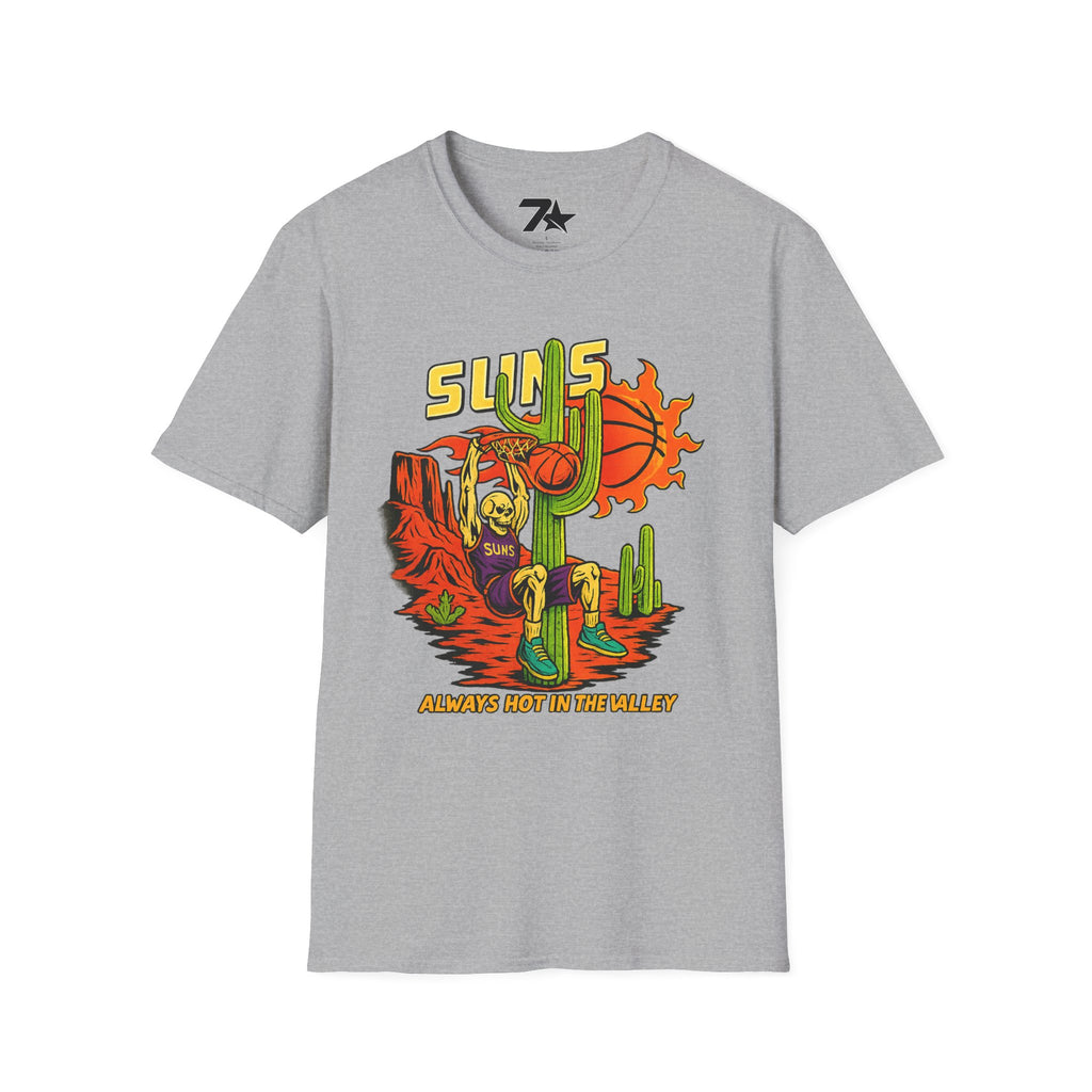 Phoenix Suns 'Always Hot in the Valley' T-Shirt — Arizona Basketball Fan Tee