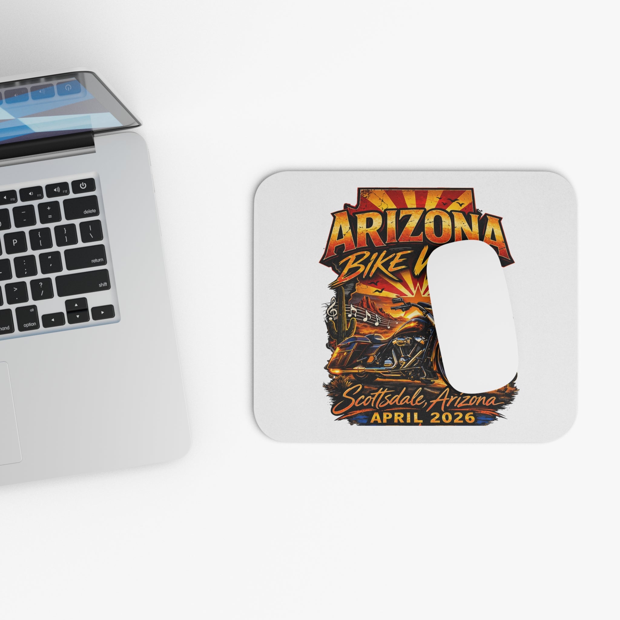 2026 Arizona Bike Week in Scottsdale. Mouse Pad (Rectangle)