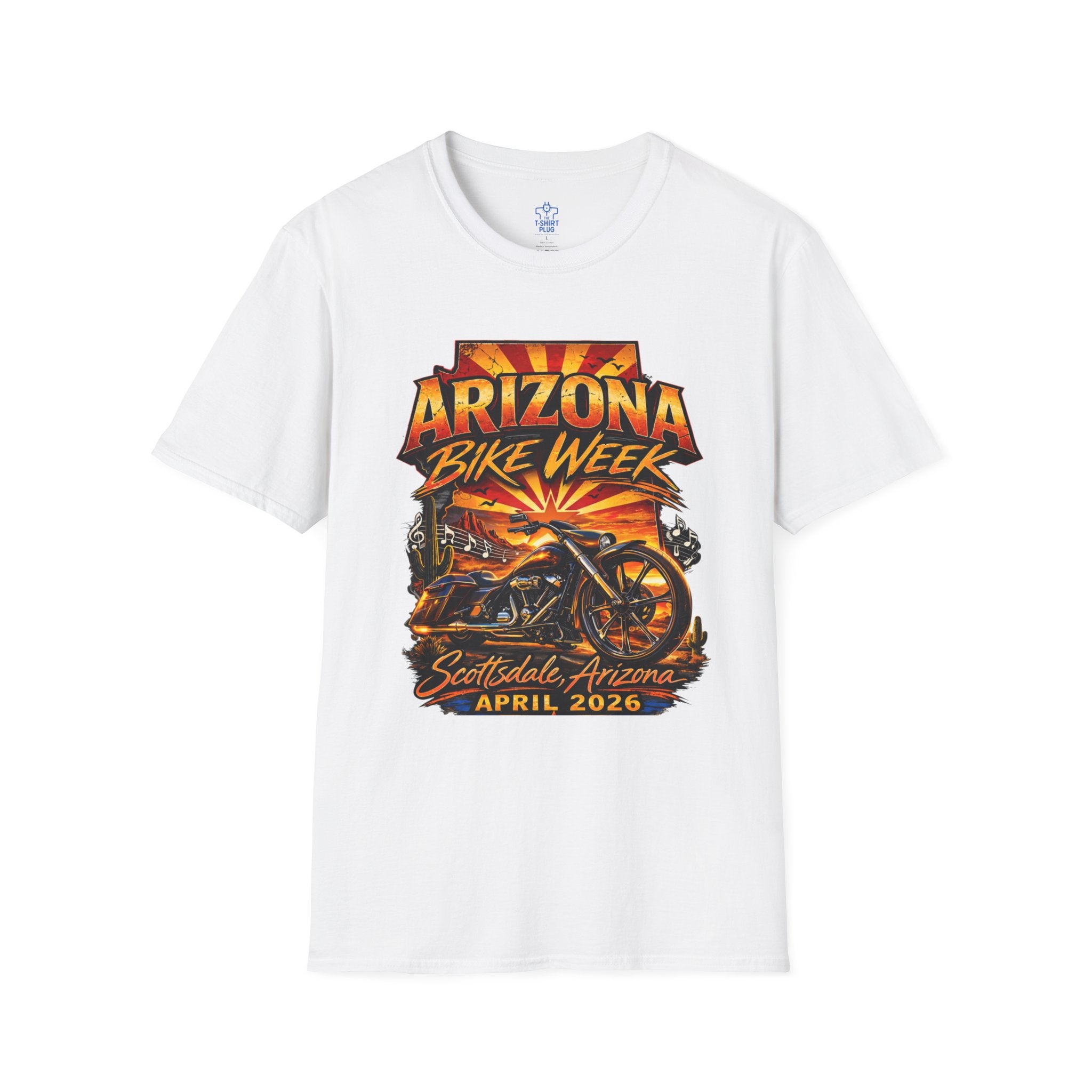 Arizona Bike Week April 2026 T-Shirt | Scottsdale Motorcycle Rally