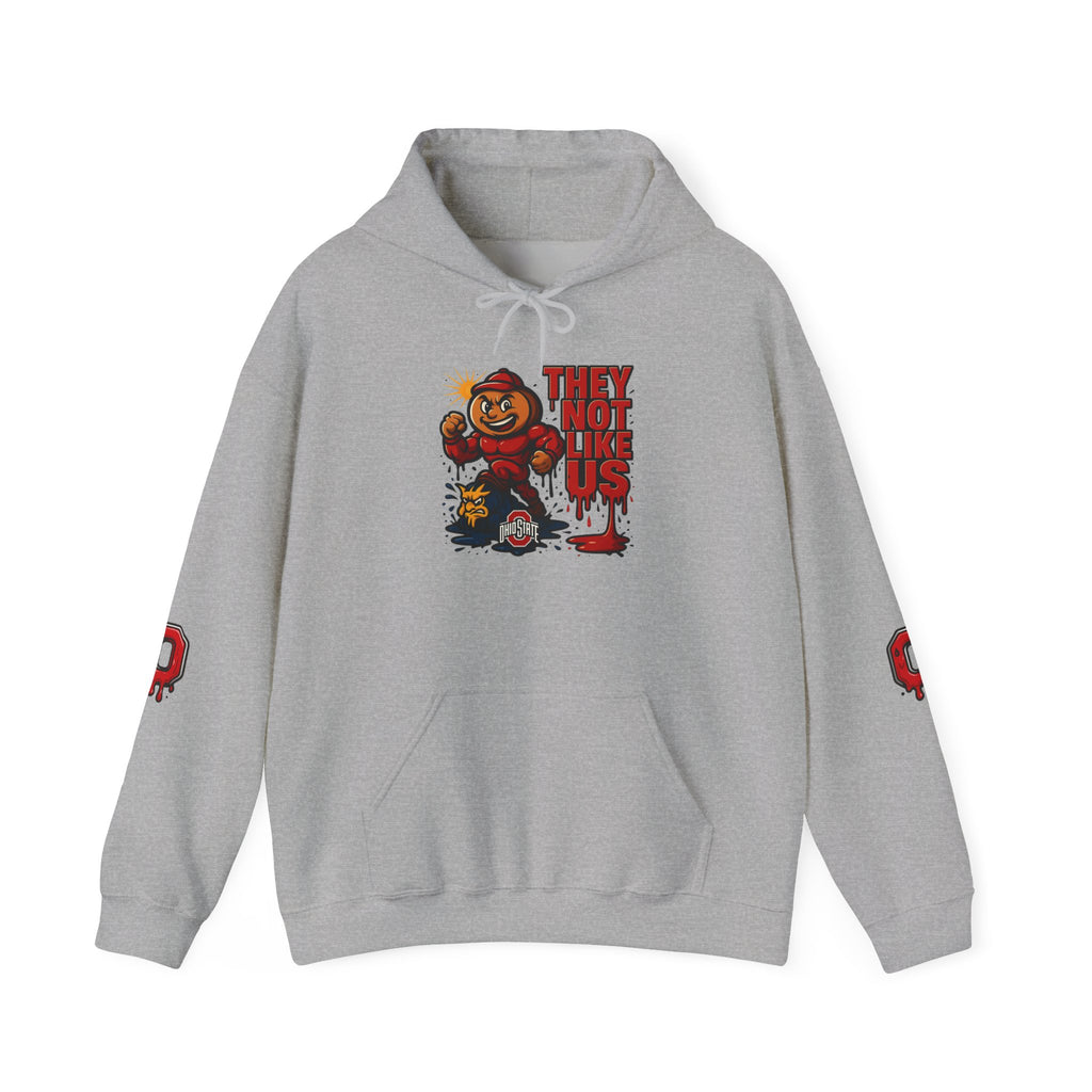 College Football Rivalry Unisex Hooded Sweatshirt, Ohio vs Michigan Drip STOMP!