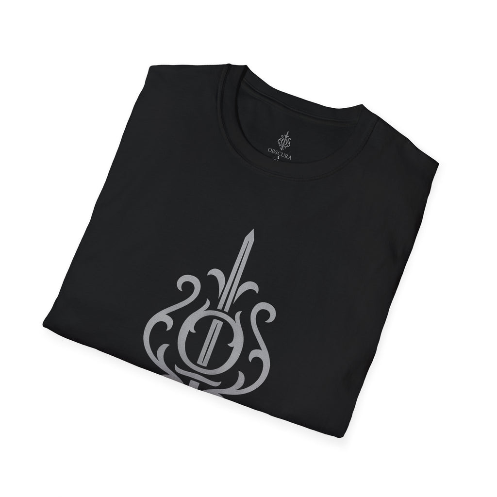Exclussive!! Obscura, Rebel Unisex T-Shirt, Sword Power Graphic Tee, Dark Streetwear Apparel