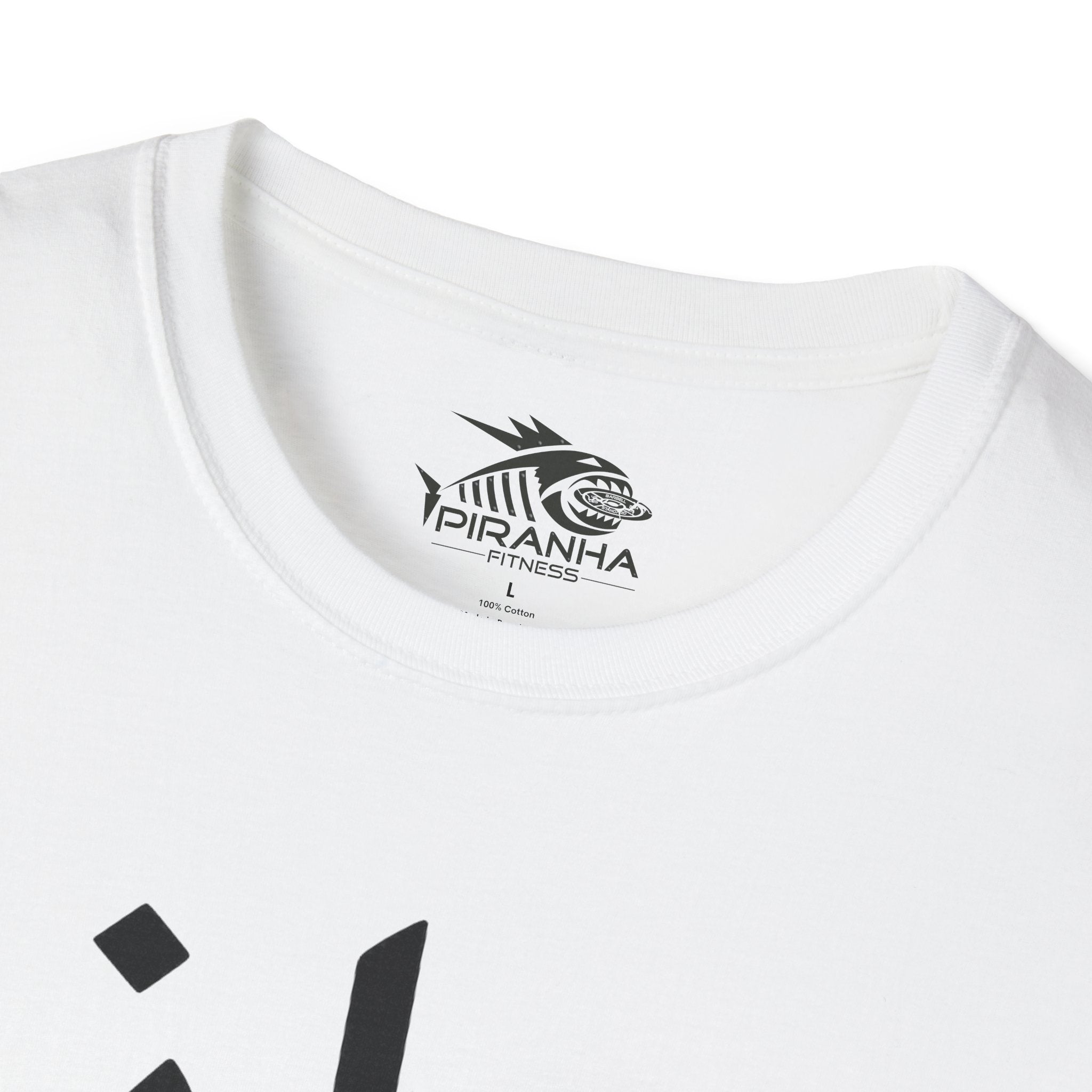 Arabic Piranha Fitness T-Shirt, Workout Tee, Softstyle Unisex Shirt, Gym