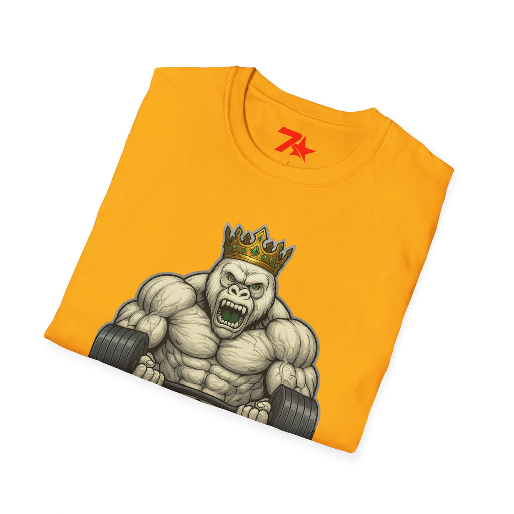 Albino Silver back Gym Unisex T-Shirt - Fitness Workout Tee, Gym Clothing,