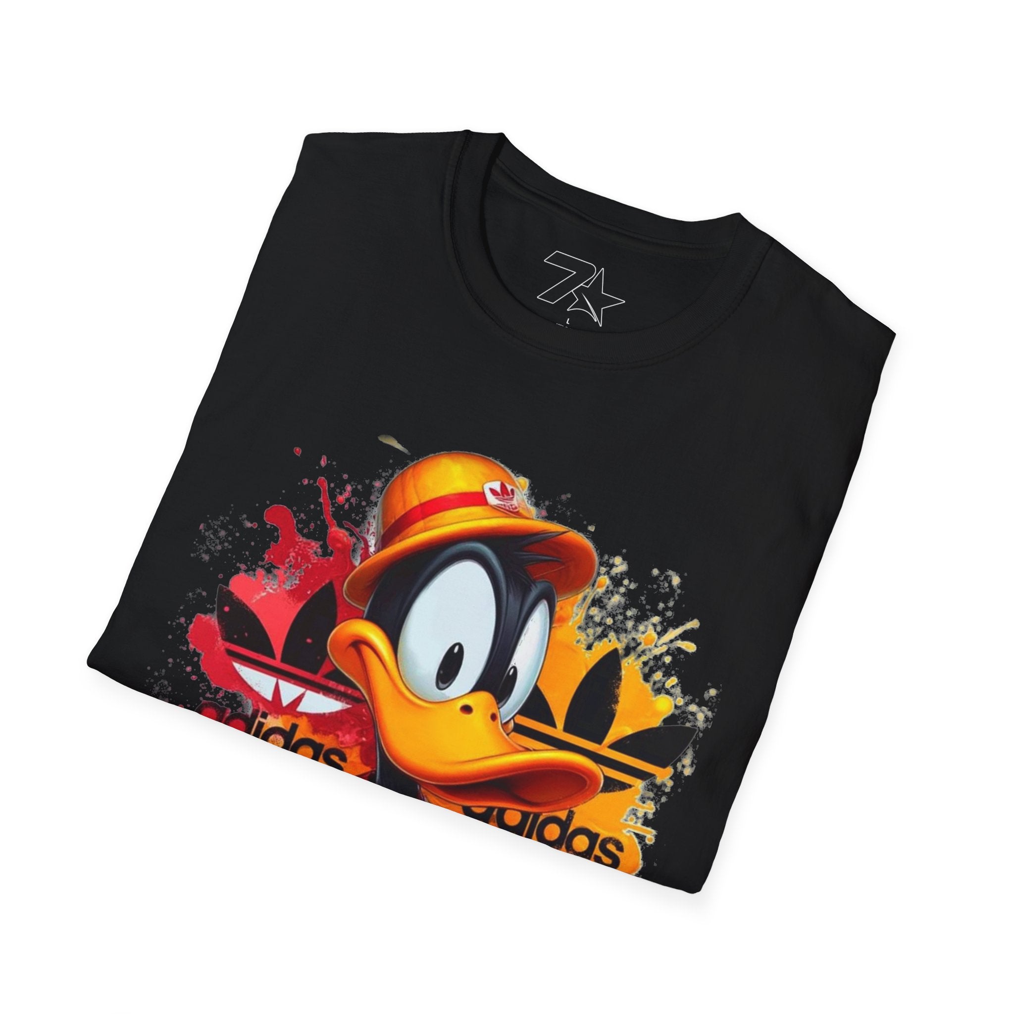Retro Cartoon Duck Streetwear T-Shirt — Bold Sports-Inspired Graphic