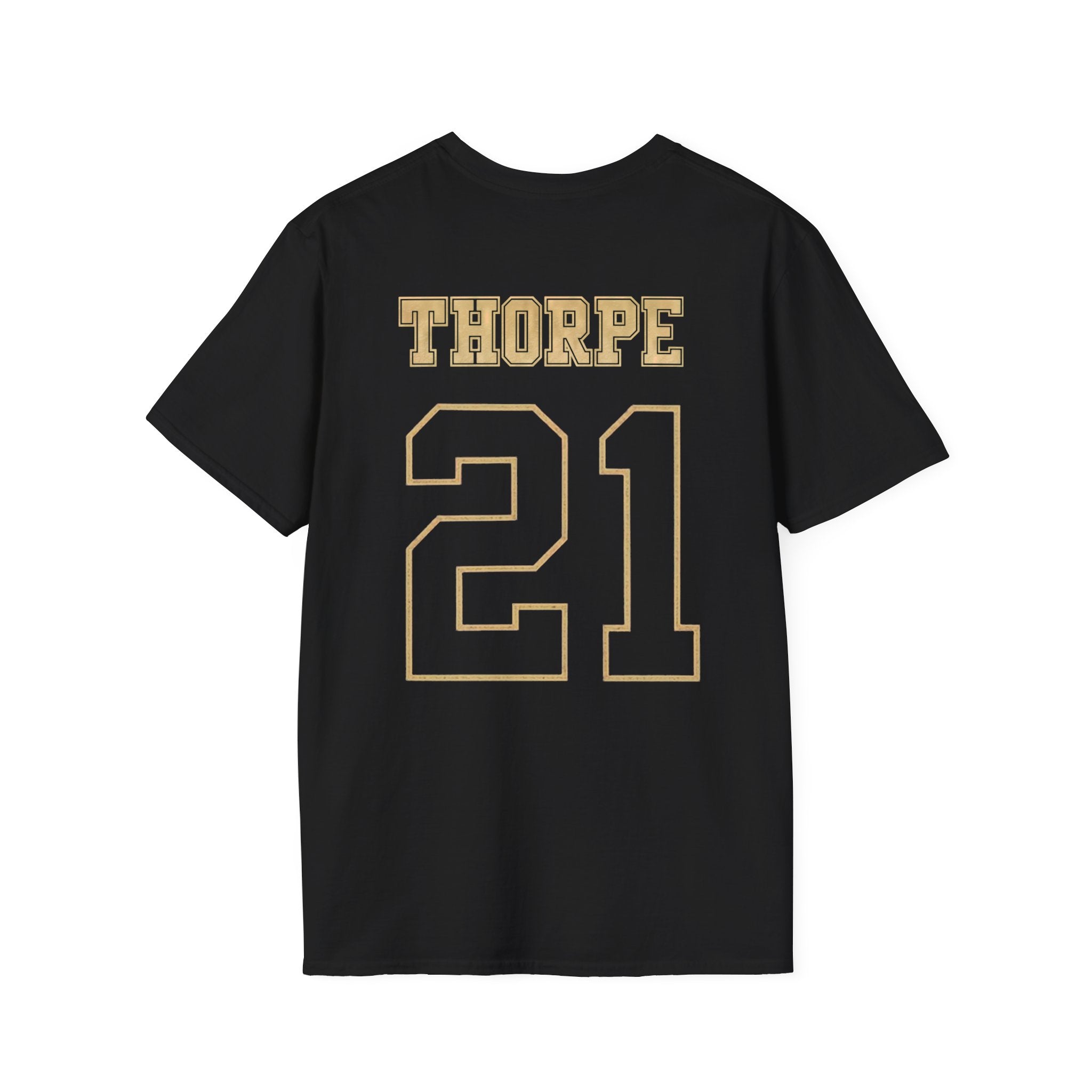 Legend Tribute Unisex Softstyle T-Shirt, Athlete Jim Thorpe Football