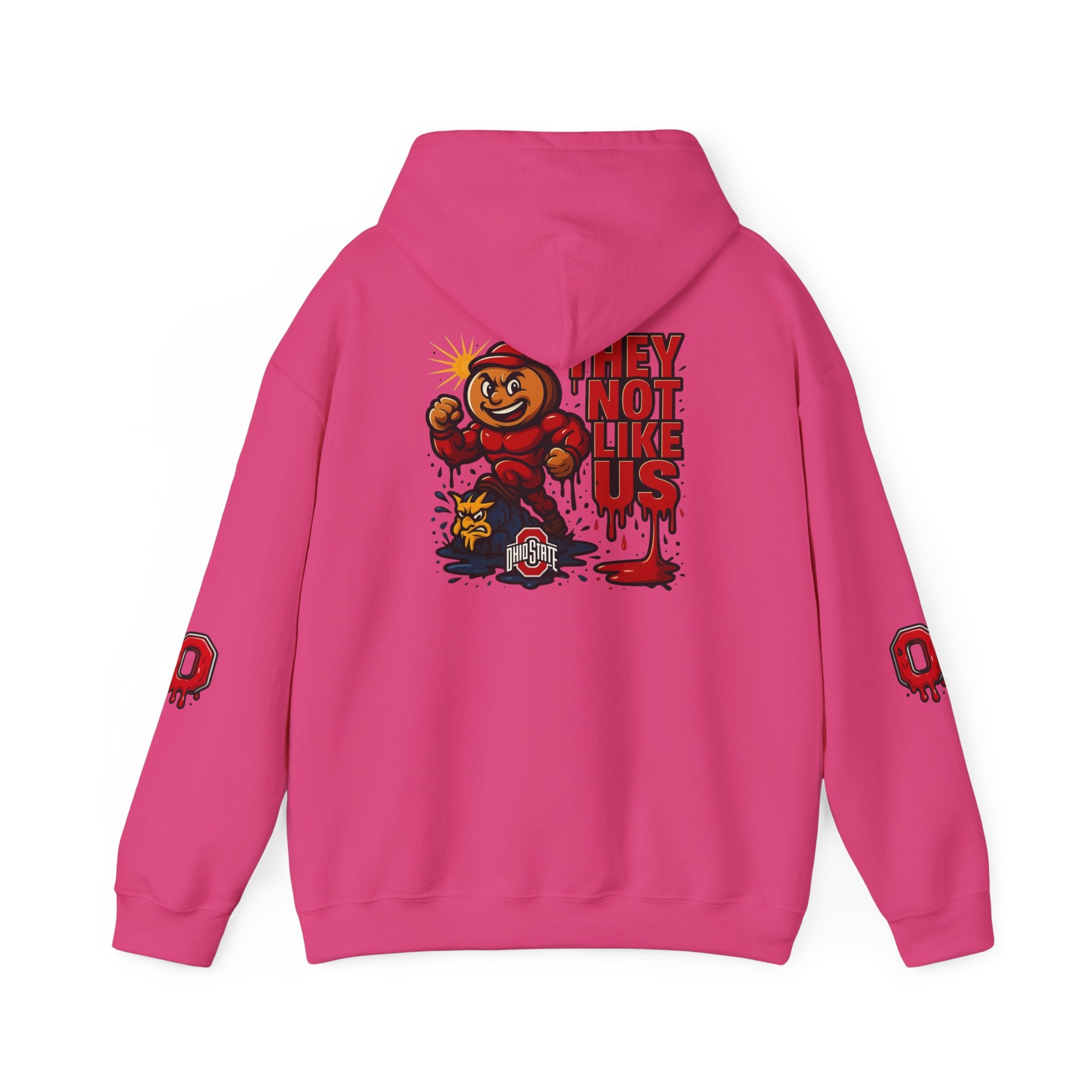 College Football Rivalry Unisex Hooded Sweatshirt, Ohio vs Michigan Drip STOMP!