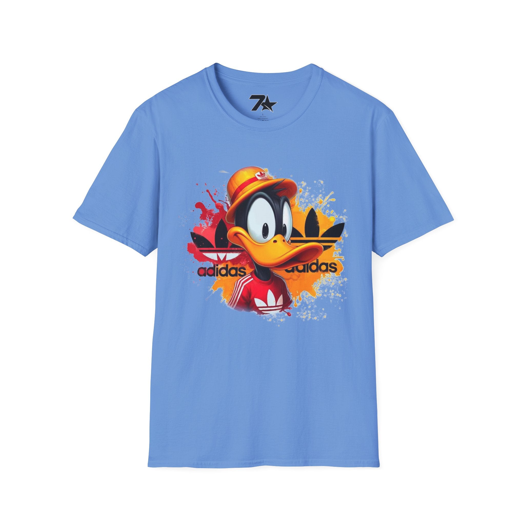 Retro Cartoon Duck Streetwear T-Shirt — Bold Sports-Inspired Graphic