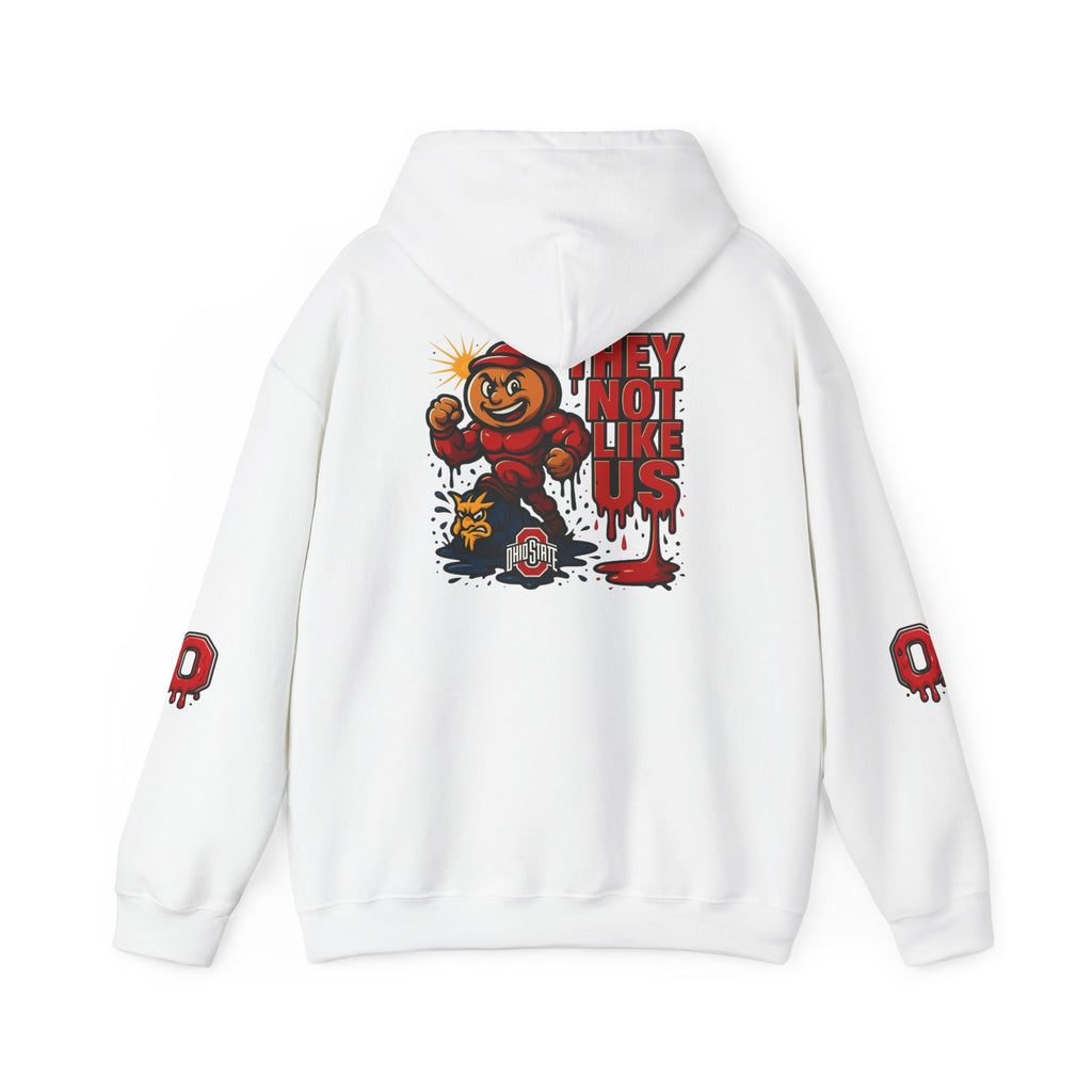 College Football Rivalry Unisex Hooded Sweatshirt, Ohio vs Michigan Drip STOMP!