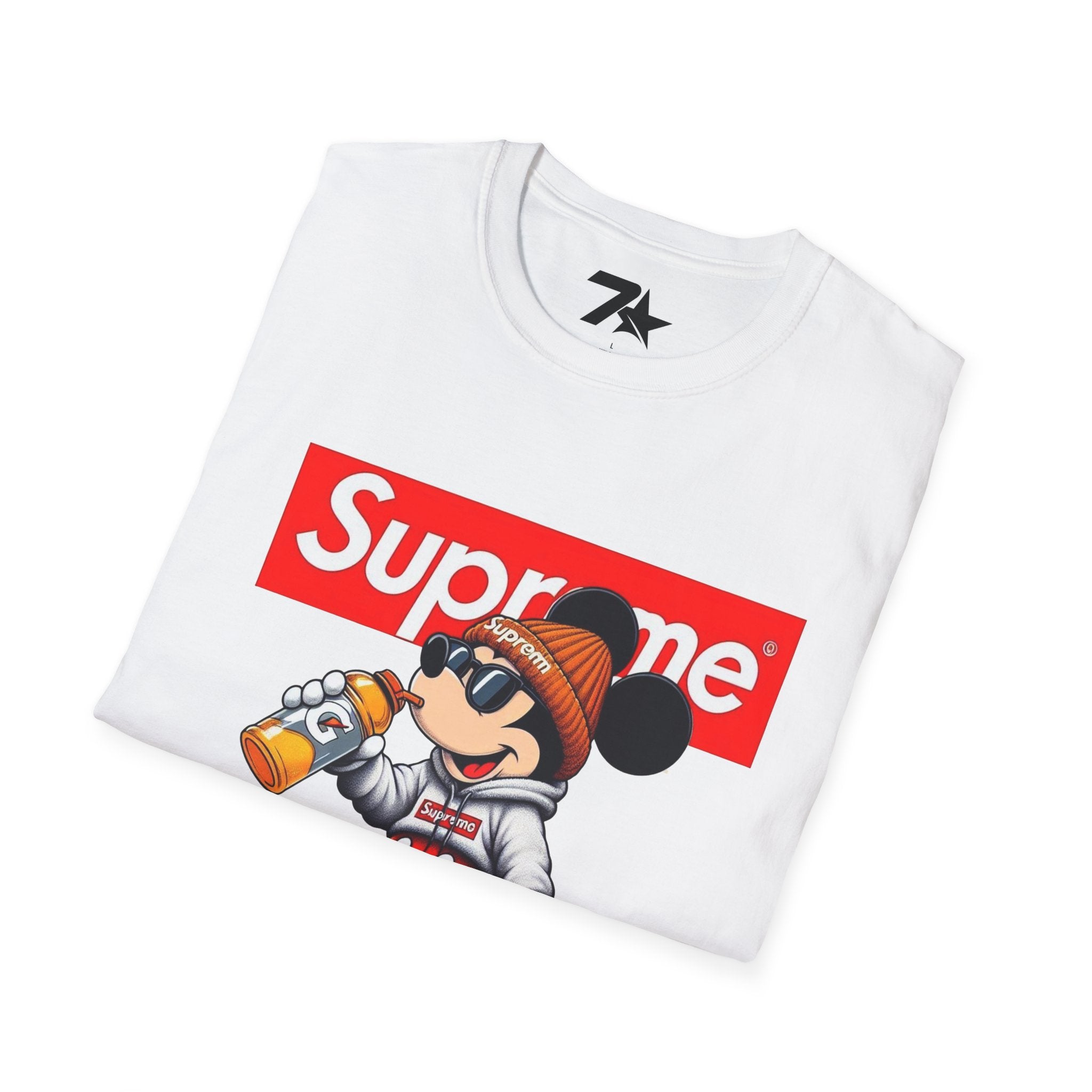 Streetwear Mouse Drip Graphic T-Shirt — Luxury-Inspired Supreme Style