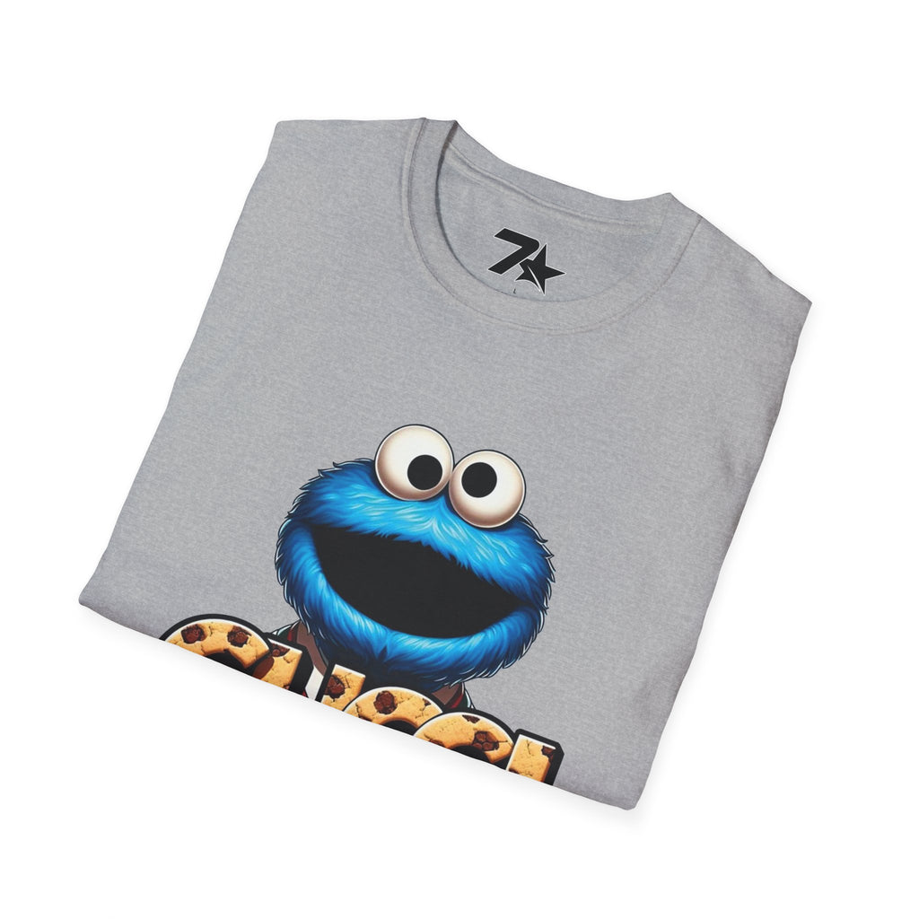 Cookie Monster Designer Drip T-Shirt — Luxury Cookie Style Graphic