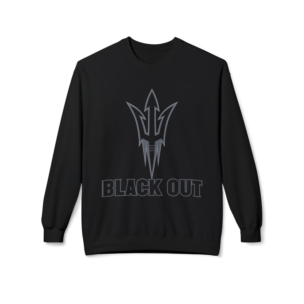 ASU The Fork Black Out Unisex Sweatshirt, Arizona State University, College