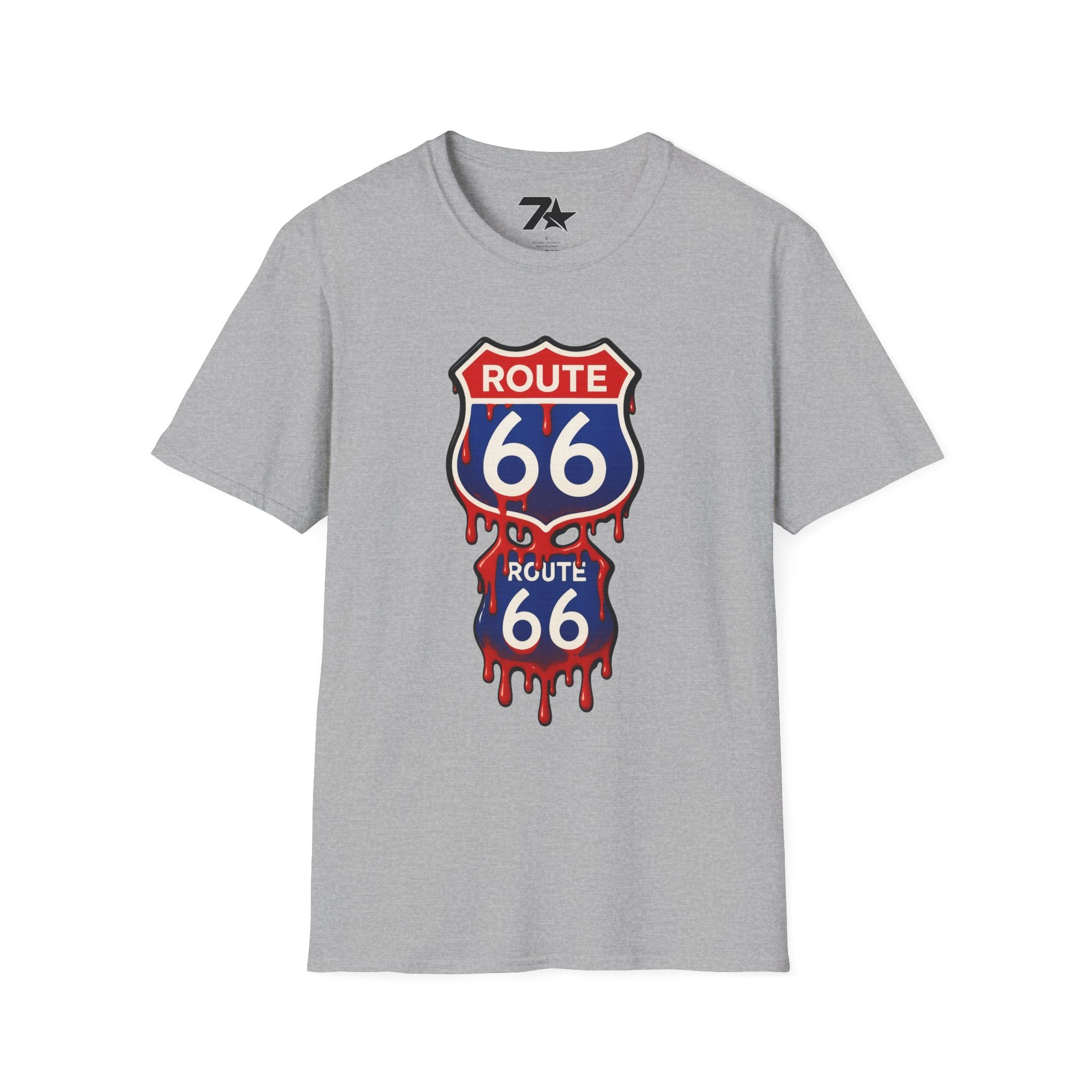 Route 66 Drip Unisex T-Shirt, Graphic Tee, Road Trip Shirt, Vintage Travel Top,